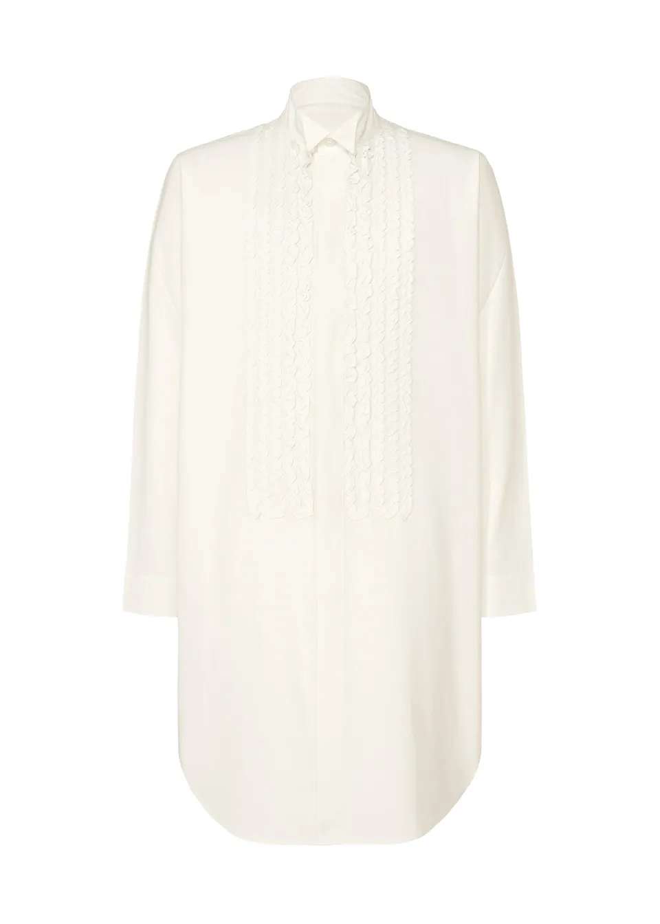 Issey Miyake Homme Plissé Embroidery košile bílá vel. 3