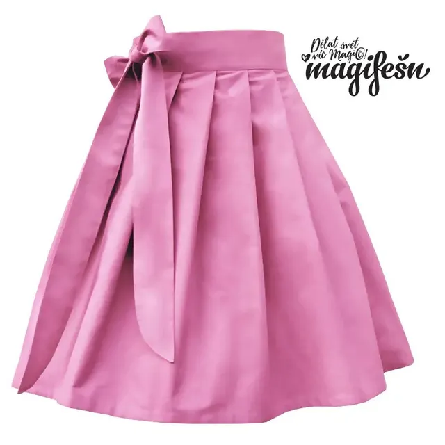Magifešn Doll bavlněná zavinovací sukně růžová