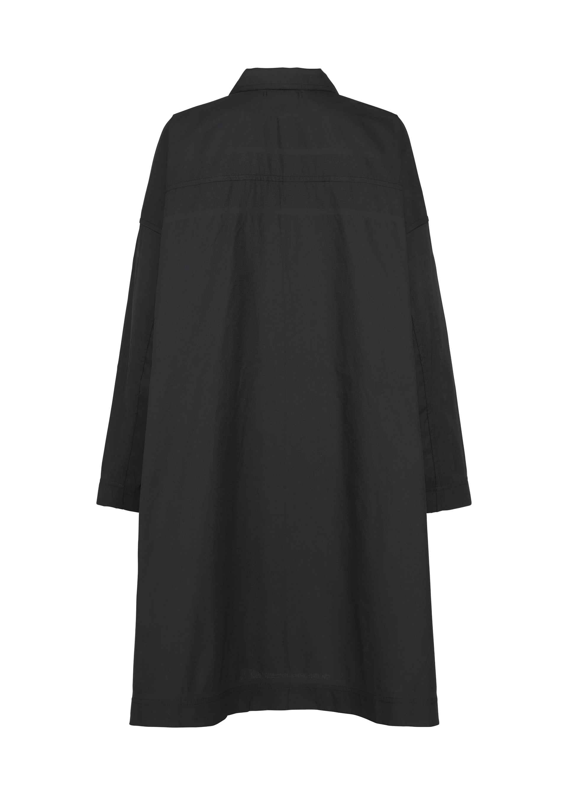Issey Miyake Type-U 001-1 kabát tmavě šedá
