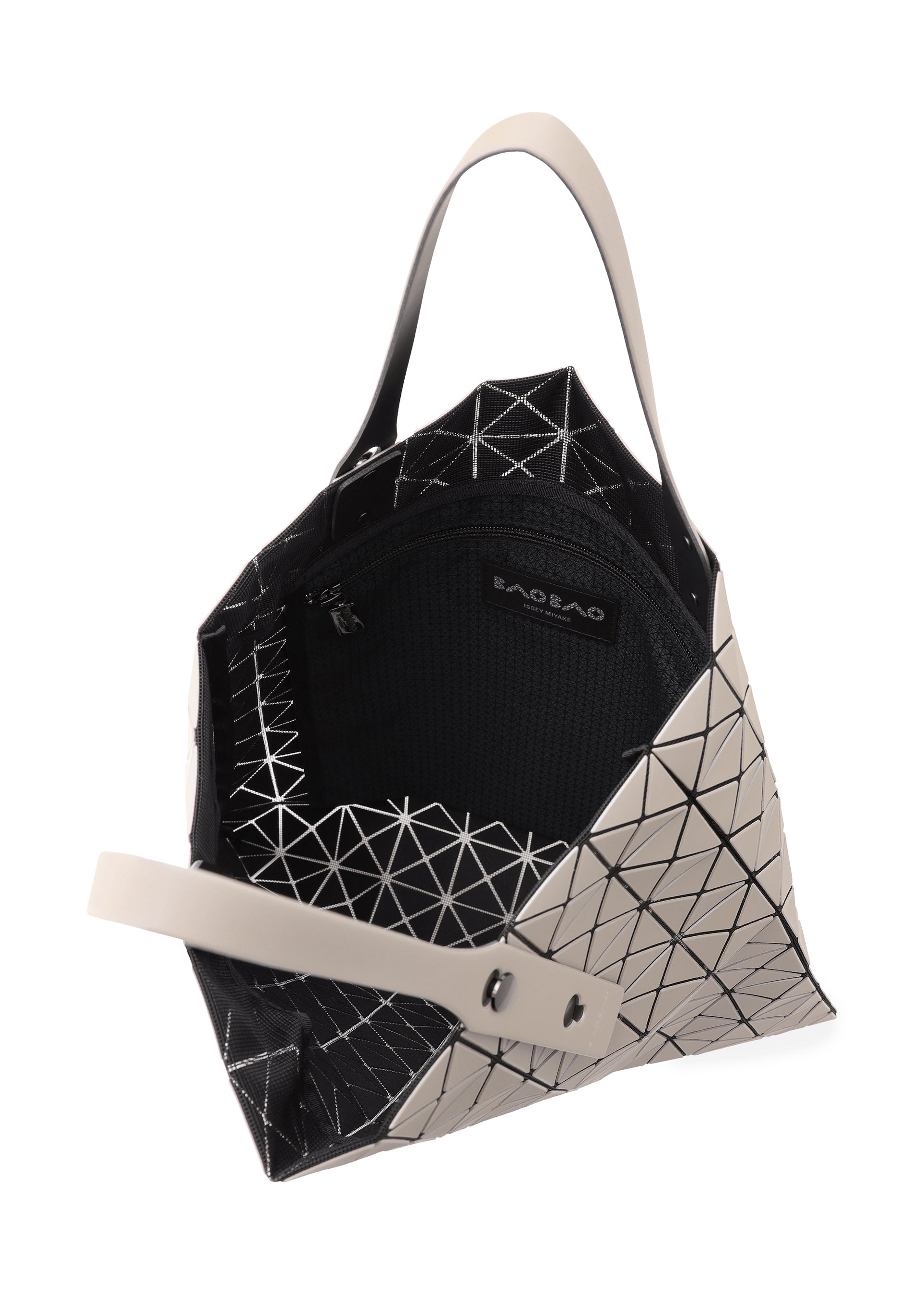 Issey Miyake Prism Matte-2 tote kabelka bílá A4