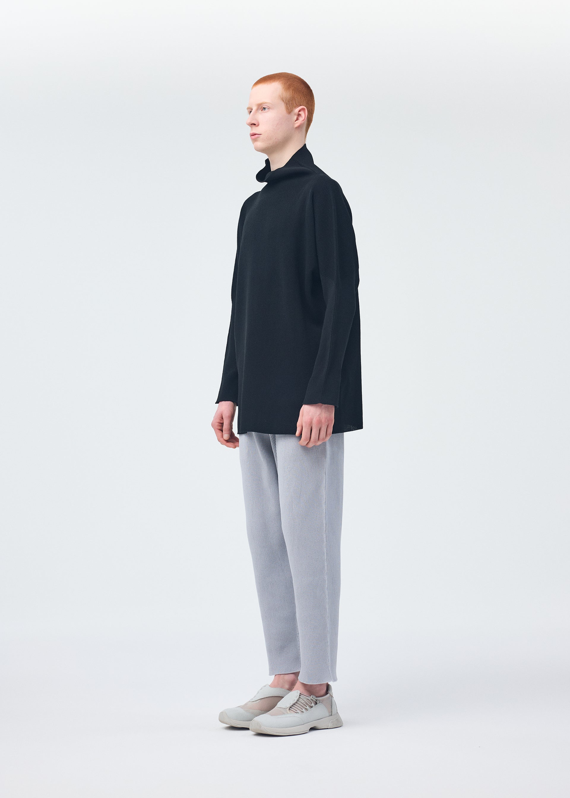 Homme Plissé Issey Miyake Basic Knit rolák černý