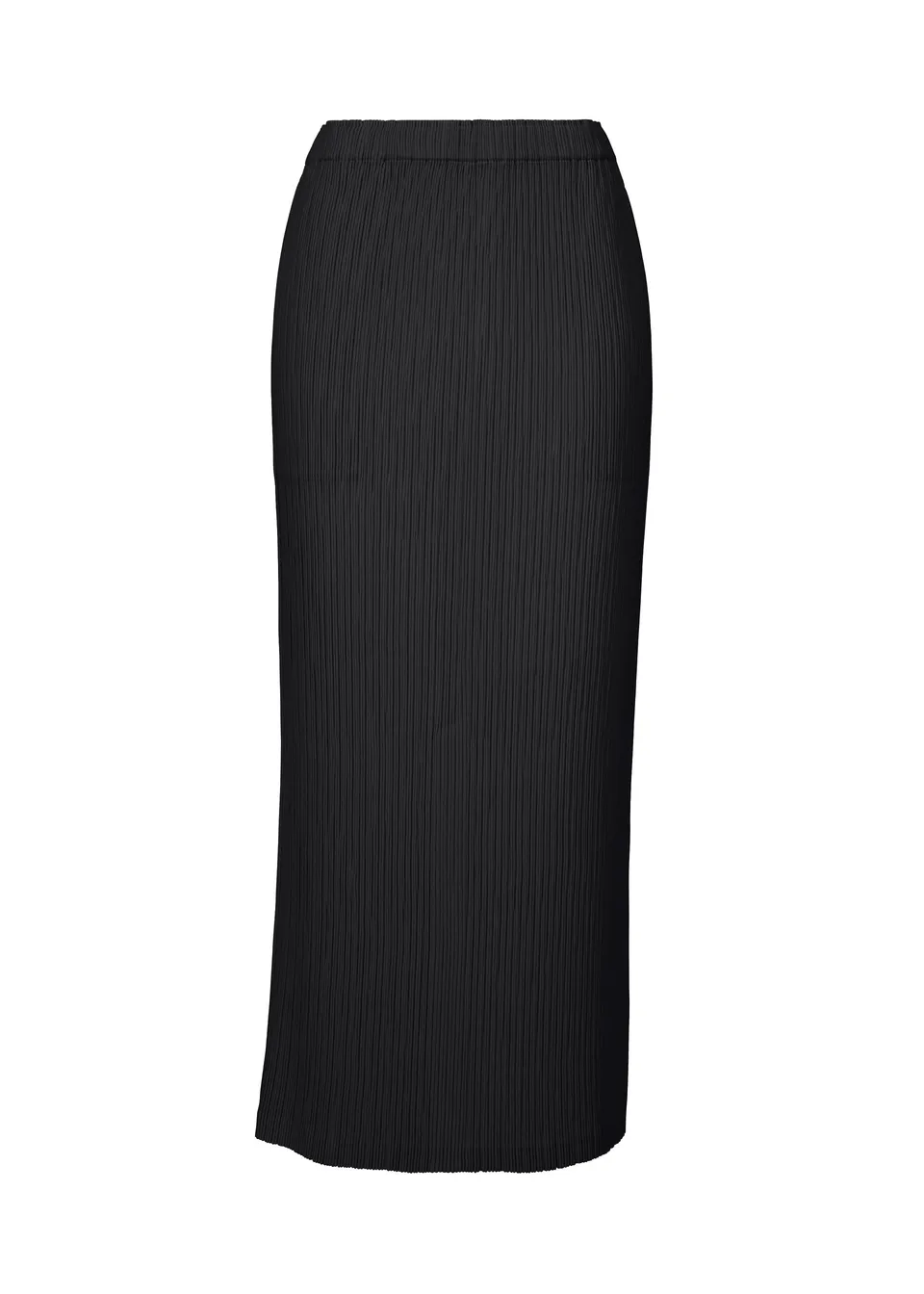 Issey Miyake Hatching Bottoms sukně černá plisovaná dlouhá
