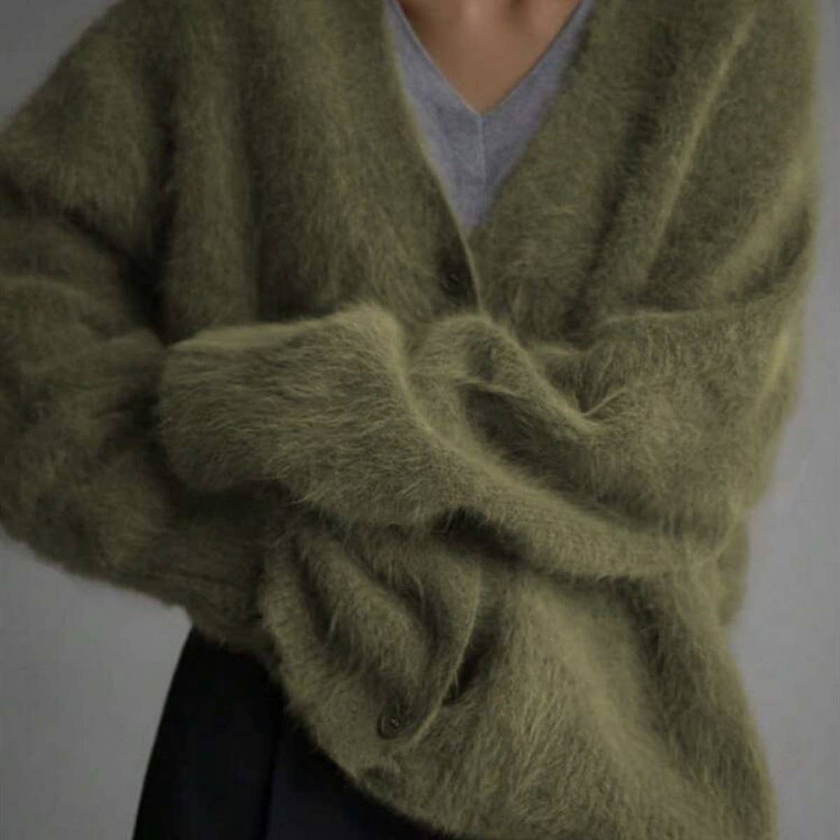 Norielle pletený cardigan s výstřihem do V bílý