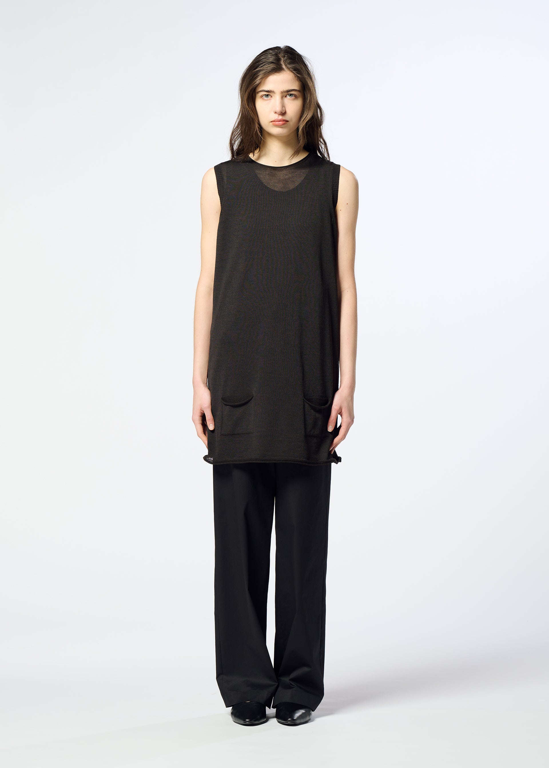 Issey Miyake Airy Pocket Layers tunika písková vel. 2