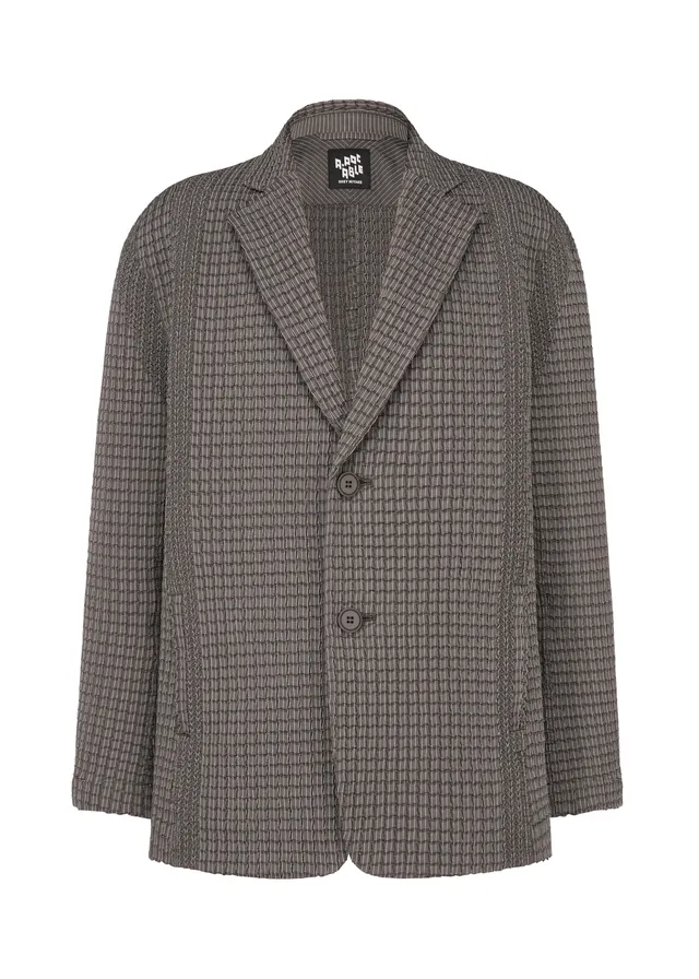 Issey Miyake Type-O 014 sako hnědé strečové