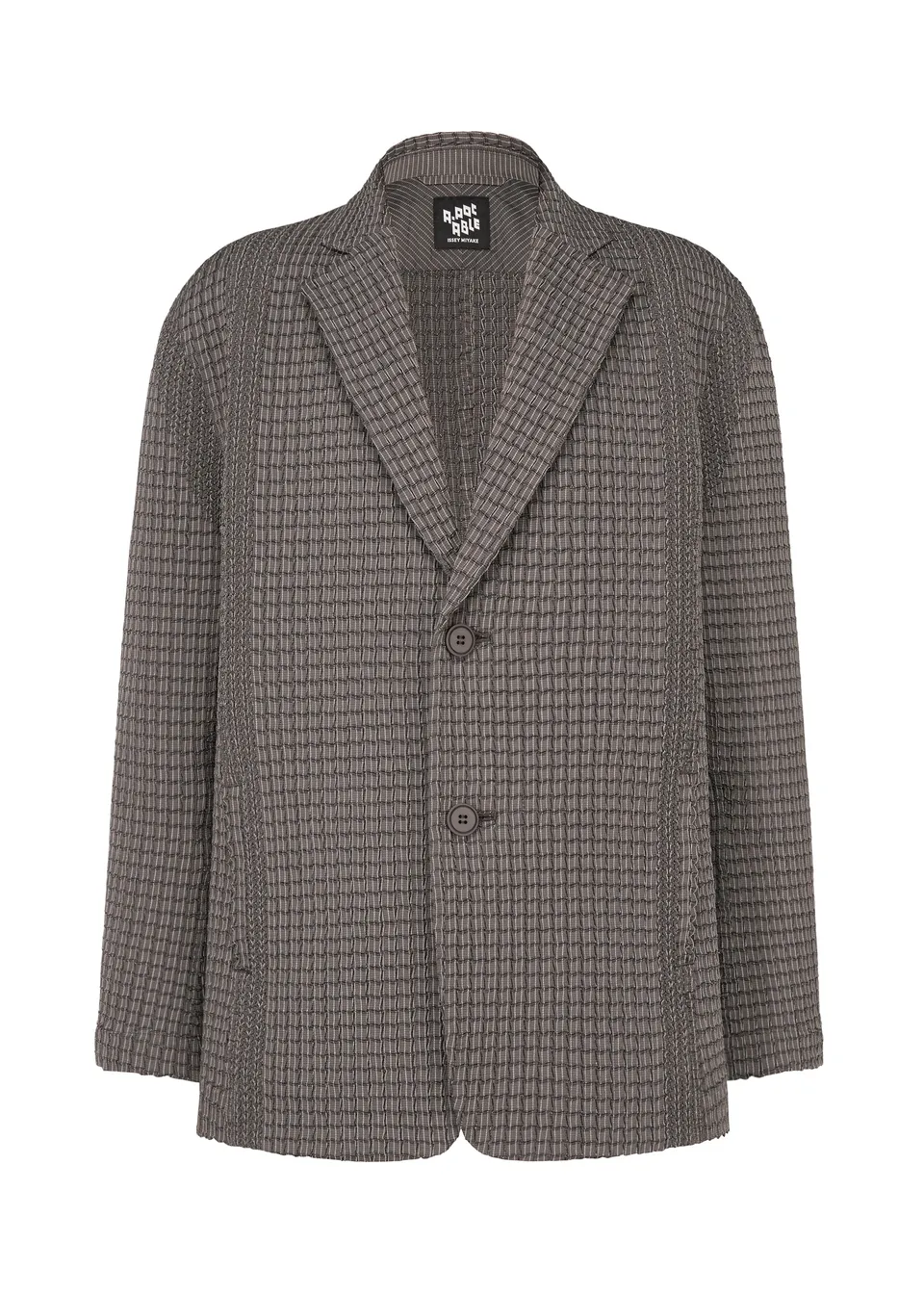 Issey Miyake Type-O 014 sako hnědé strečové