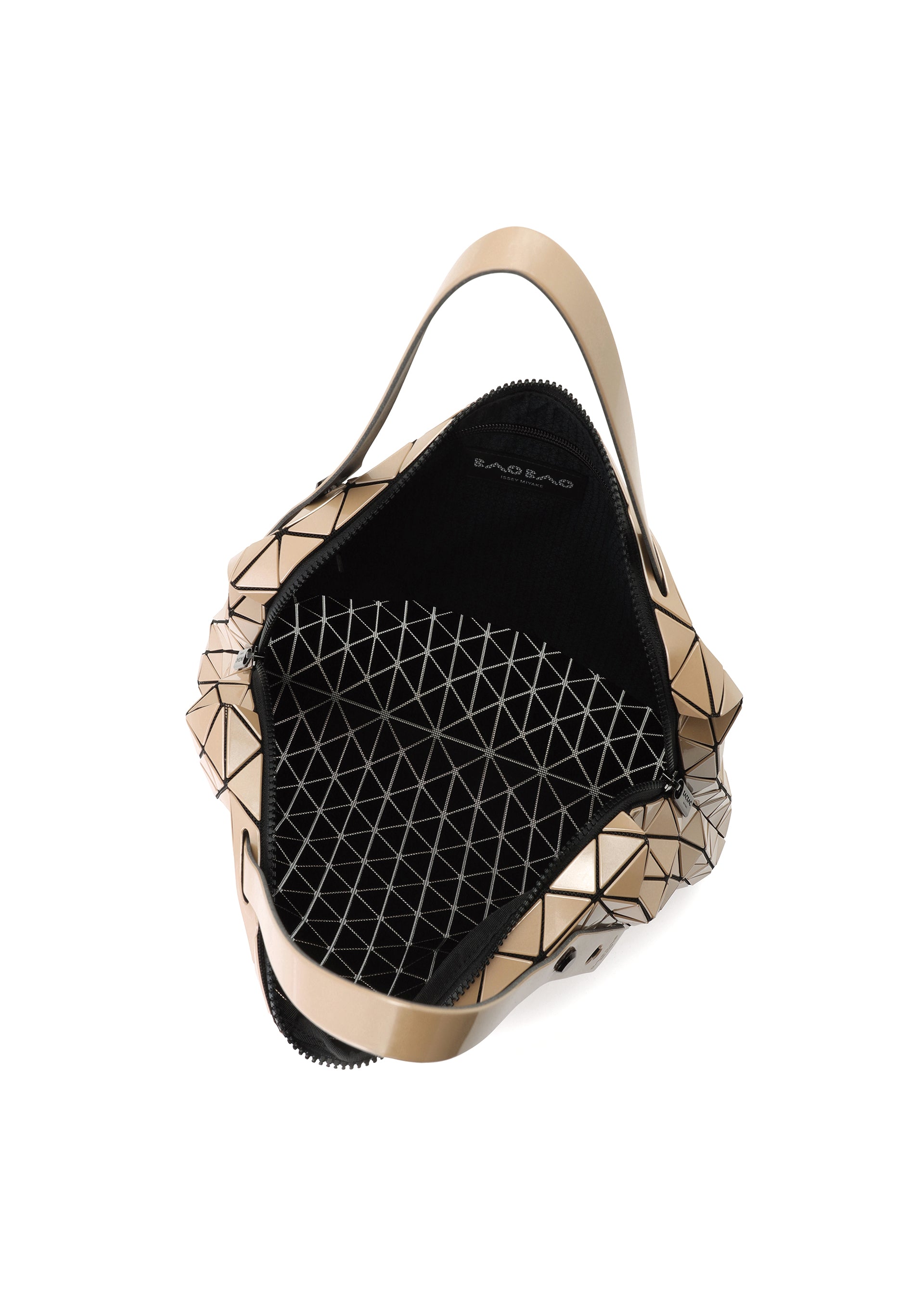 Issey Miyake Row Metallic kabelka White A4 na notebook