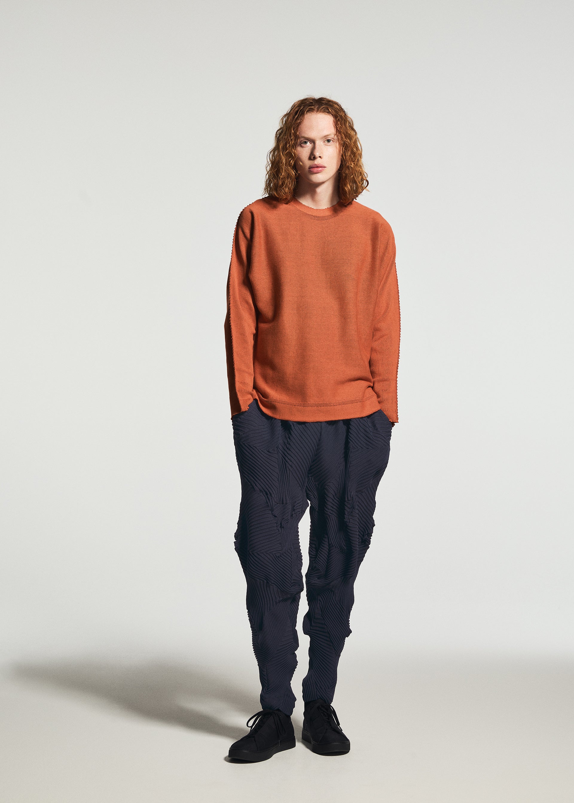 Issey Miyake Type-P 003-1 AT63FF058 kalhoty černé vel. 3 skládané