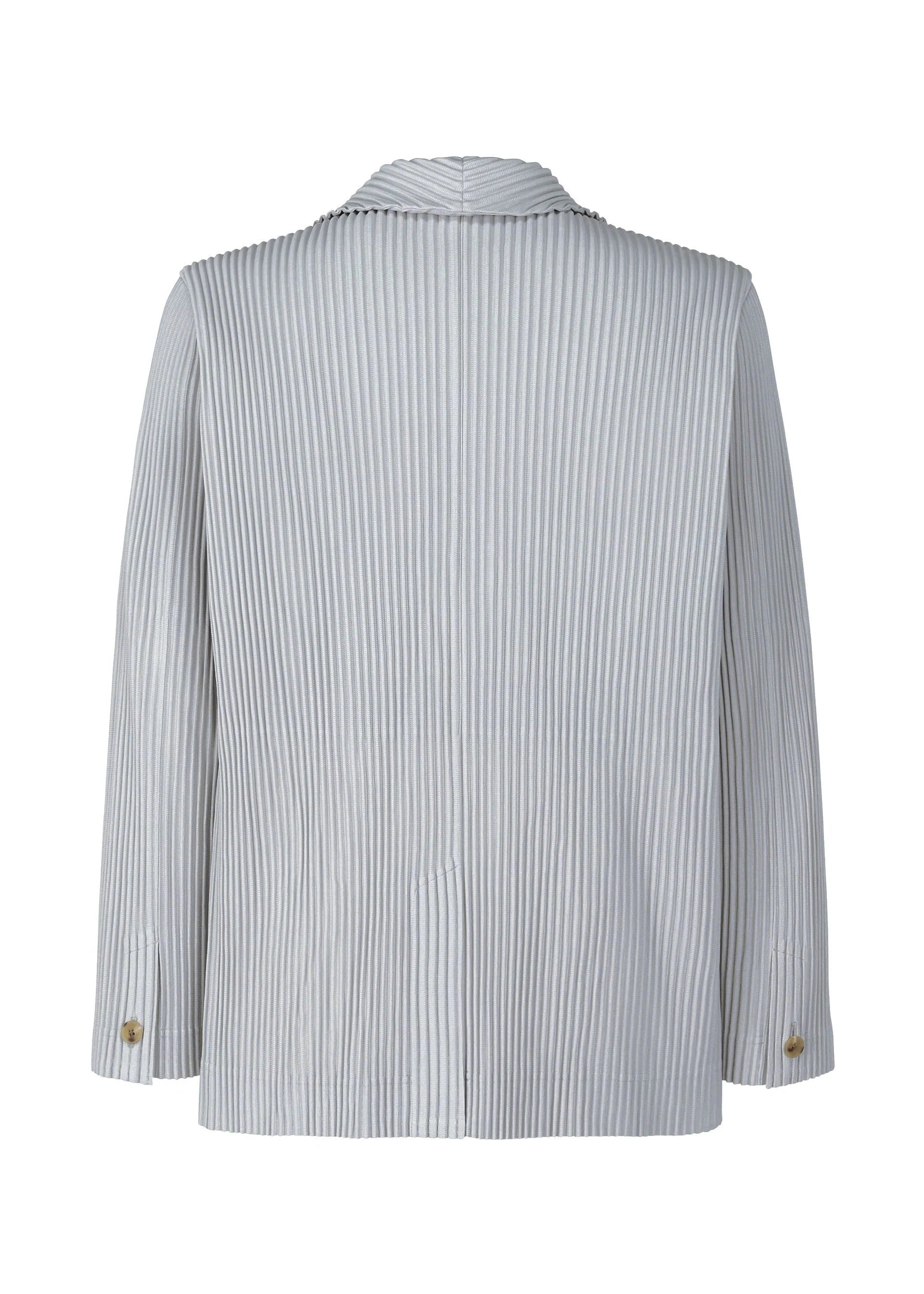 Issey Miyake Basics plisované sako černé skladné