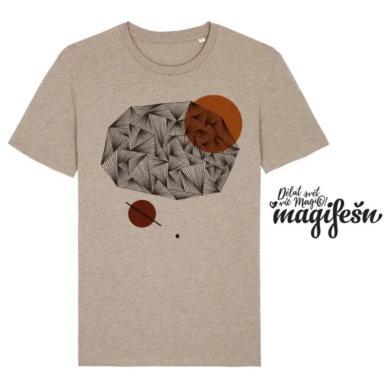 Magifešn XY Cinnamon tričko unisex biobavlna