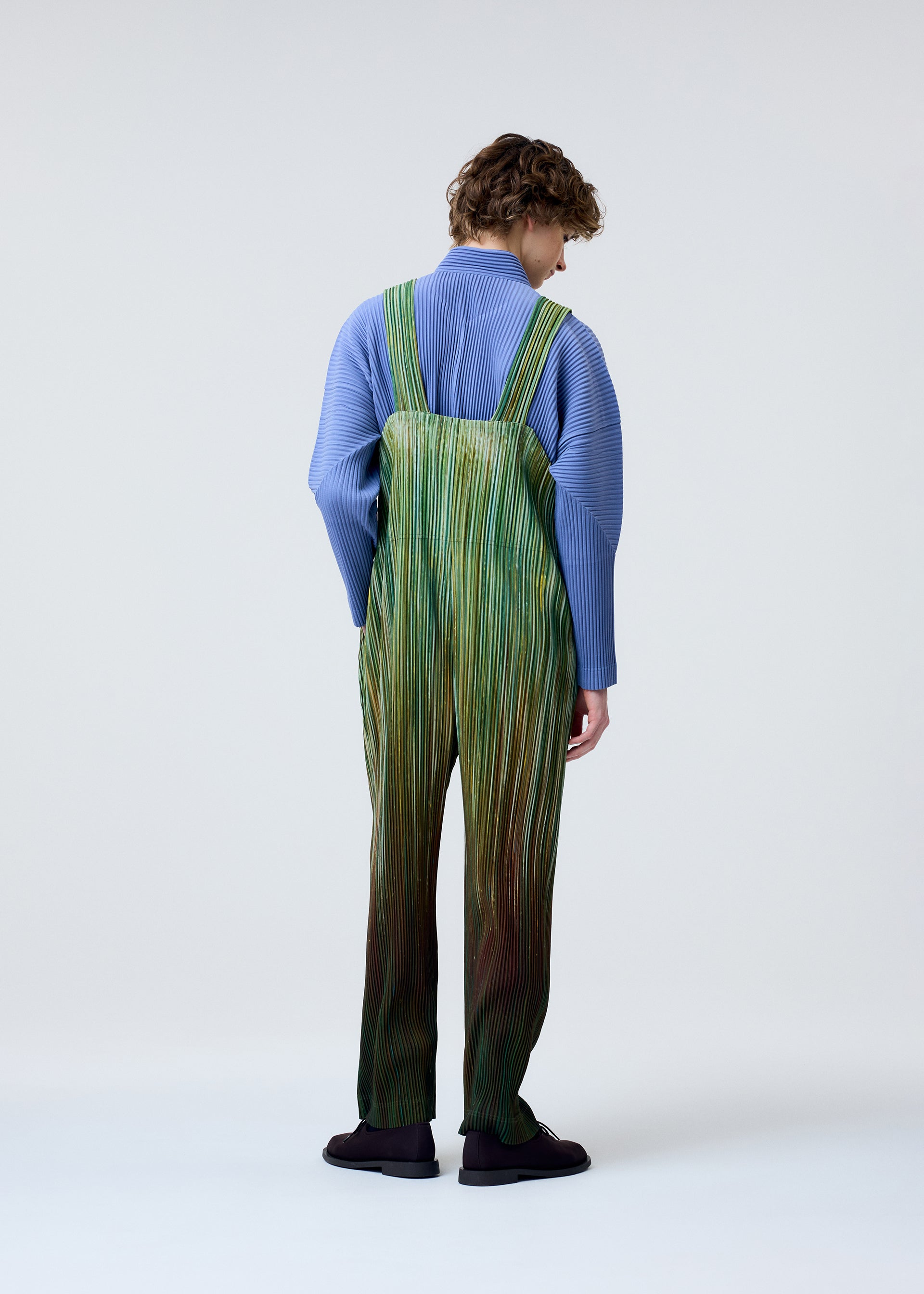 Issey Miyake Paint Brush overal oranžový 1 gradient