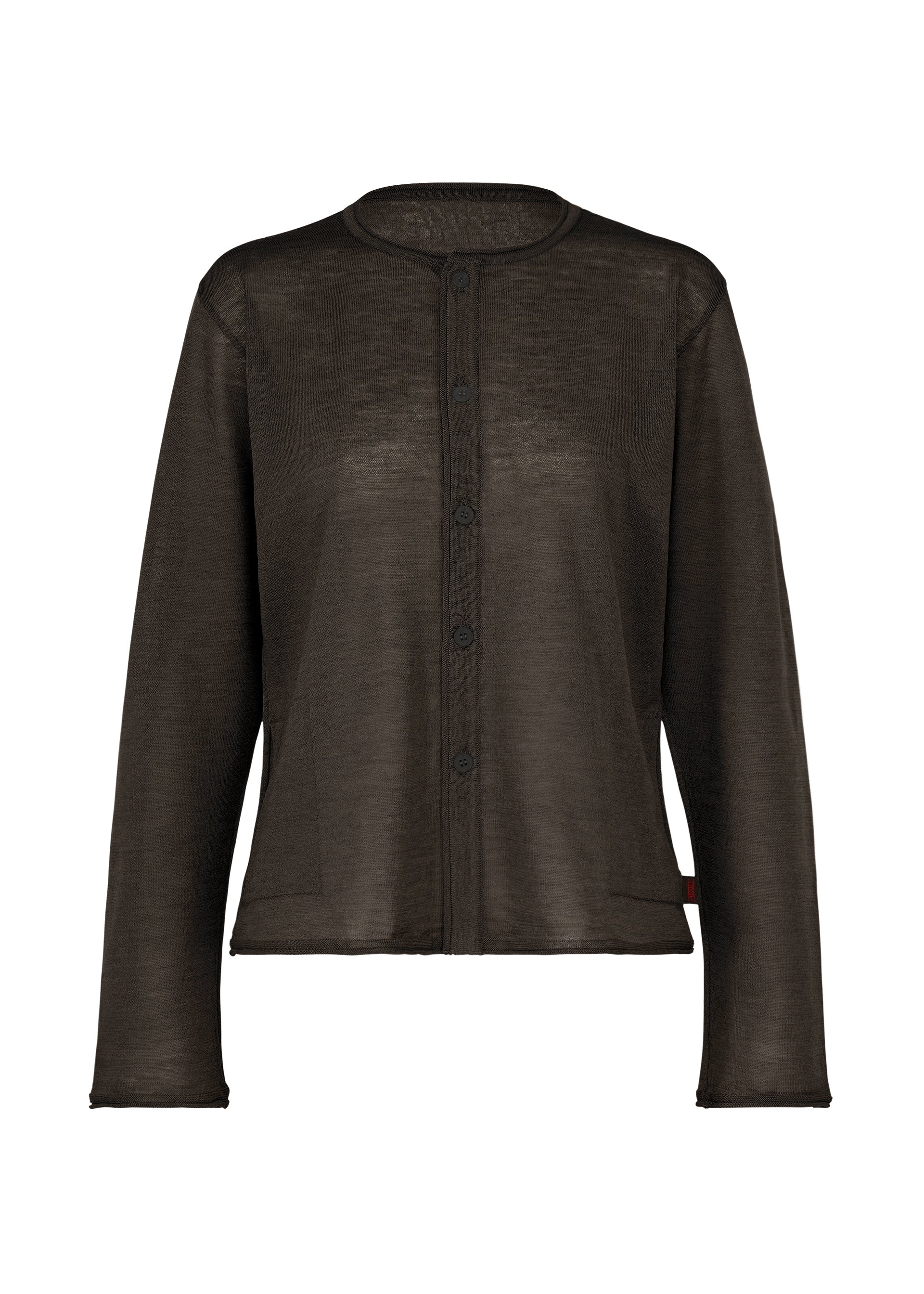 Issey Miyake Airy Pocket Layers kardigan písková
