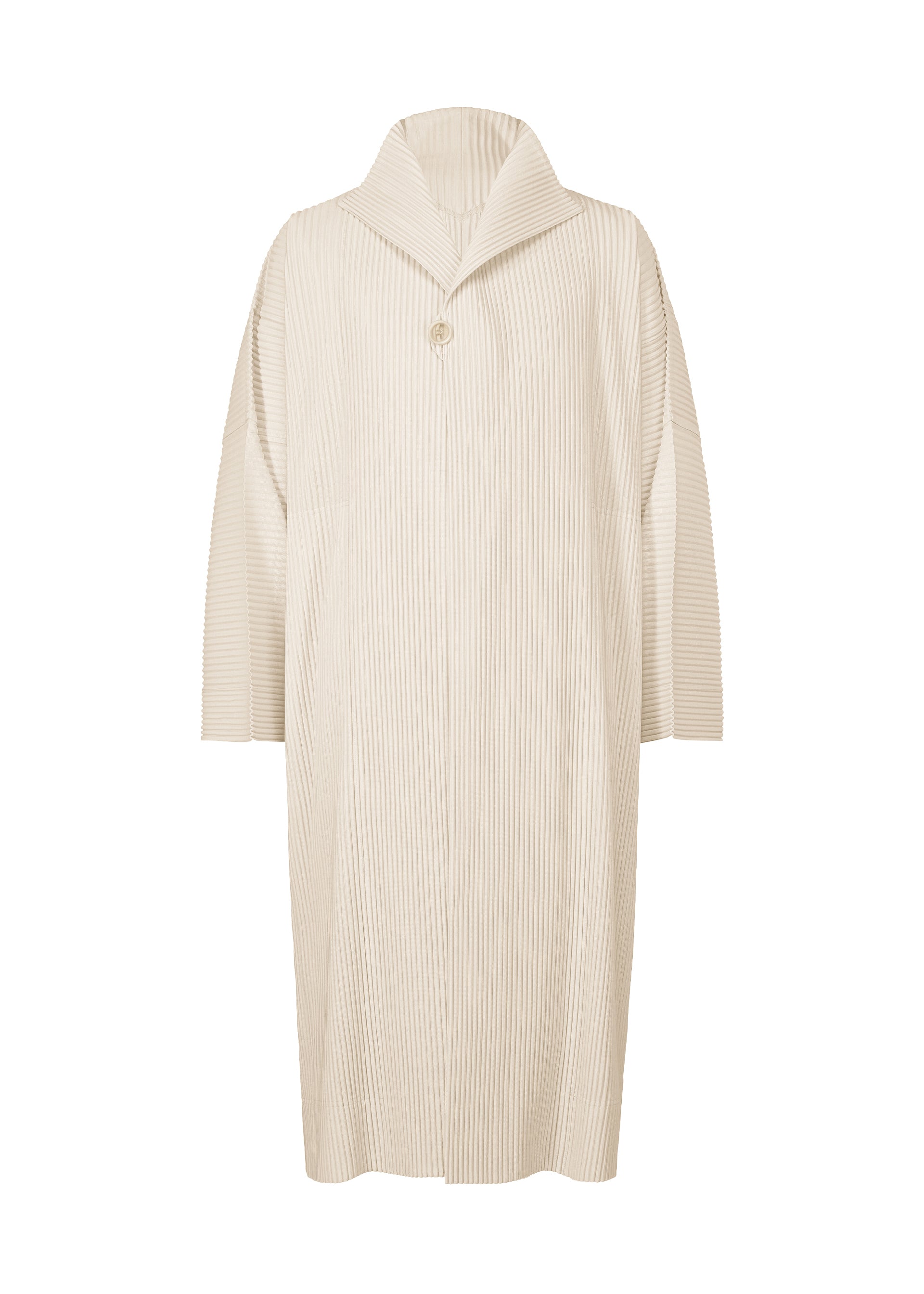 Issey Miyake Homme Plissé Wear or Wrap kabát egg plant black