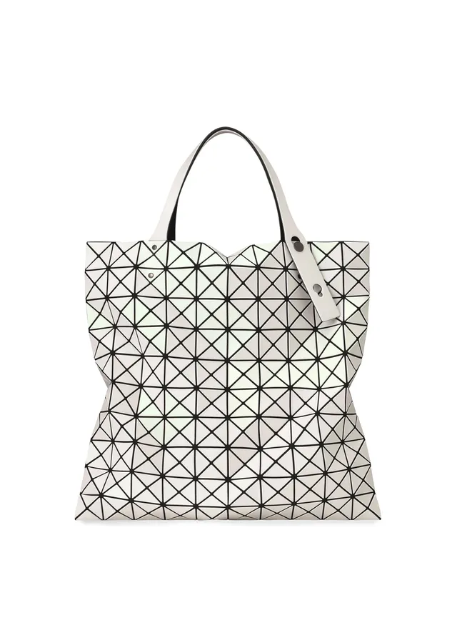 Issey Miyake Prism Matte-2 tote kabelka bílá A4