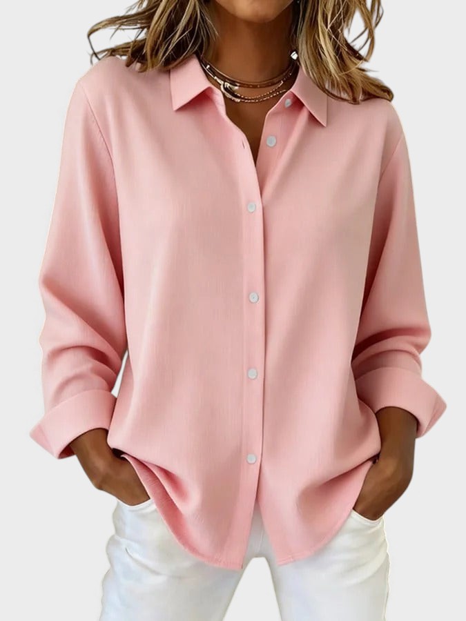 Norielle dámská oversize košile bílá s knoflíky