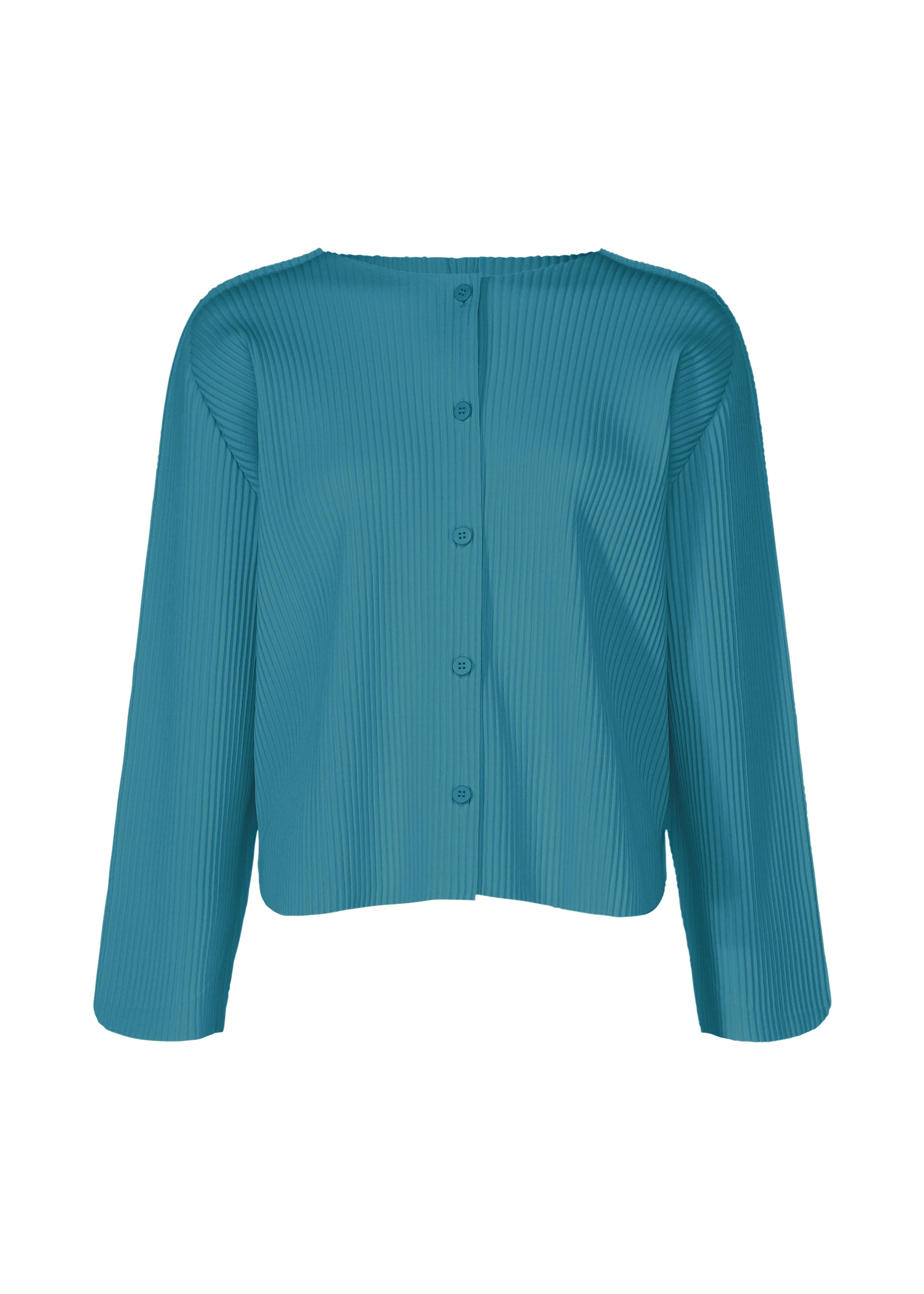 Issey Miyake Round Pleats kardigan žlutý