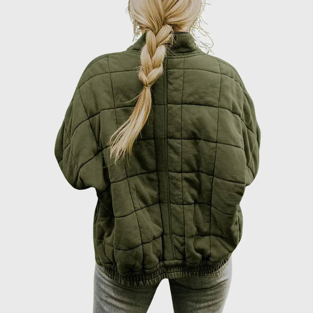 Norielle prošívaná bunda oversize se zipem