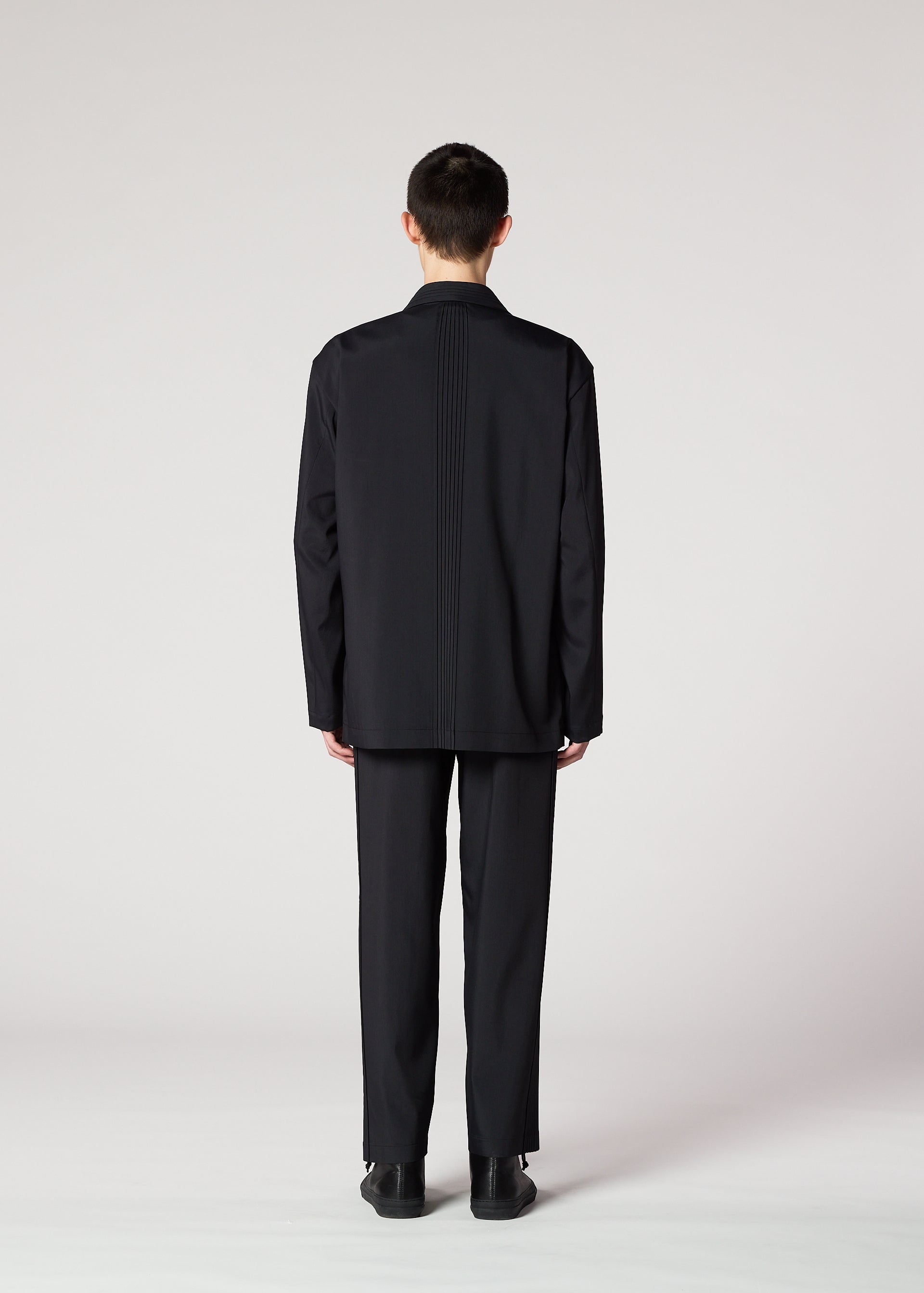 Issey Miyake Air Pleats Black kalhoty černé plisované