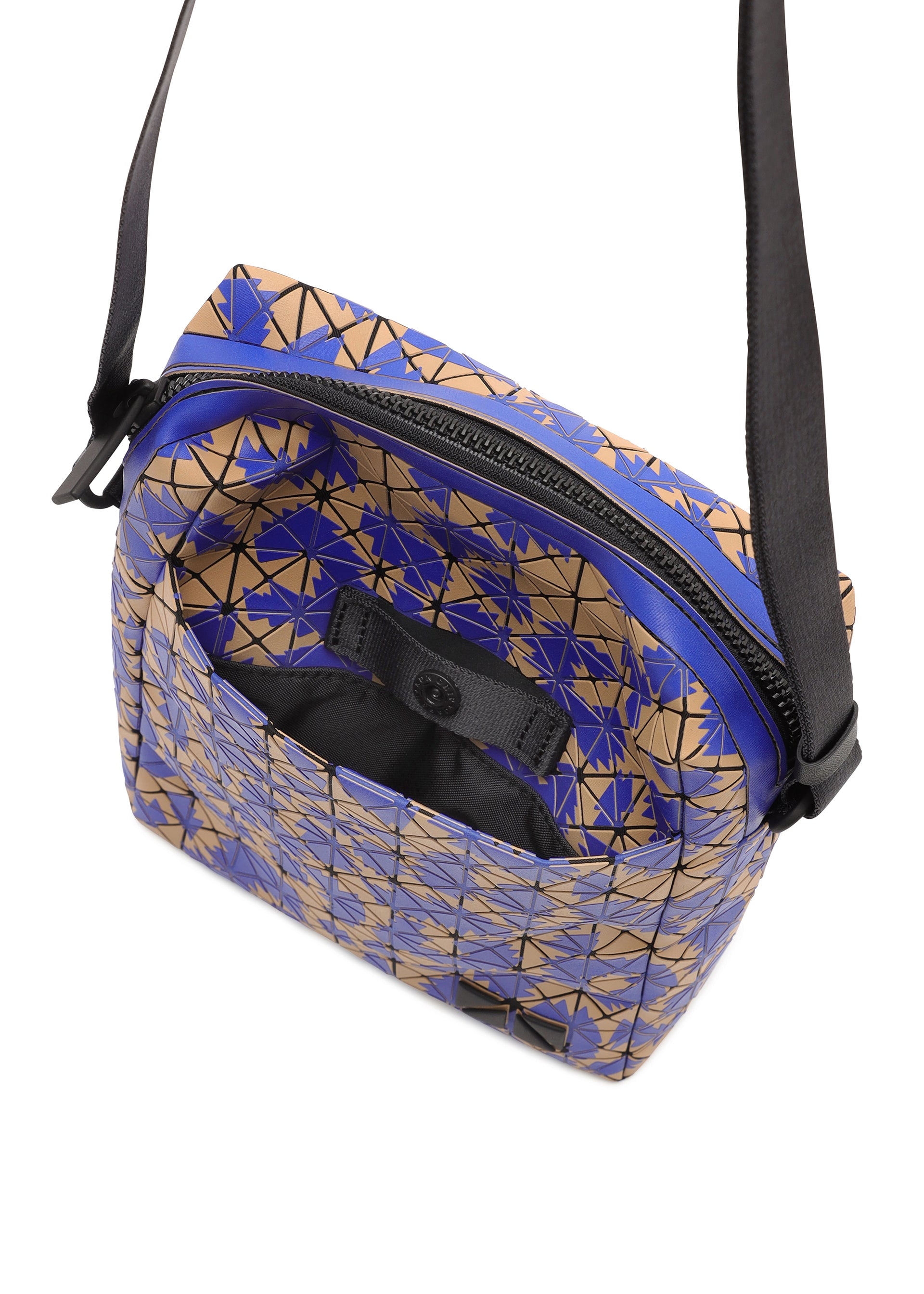 Issey Miyake Voyager Dapple kabelka přes rameno hnědá vzorovaná