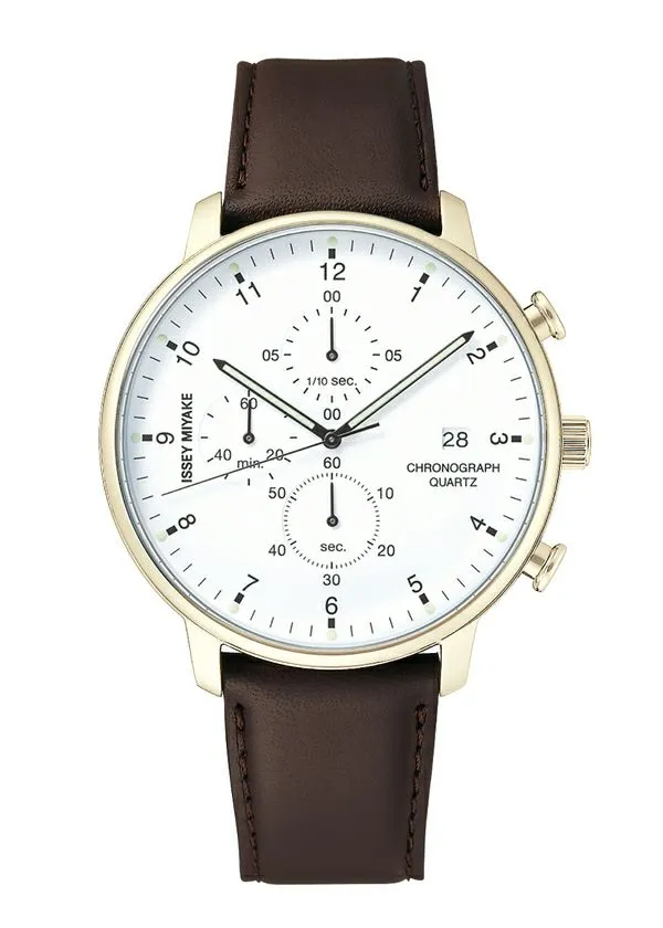 Issey Miyake Watch C chronograf hodinky bílé