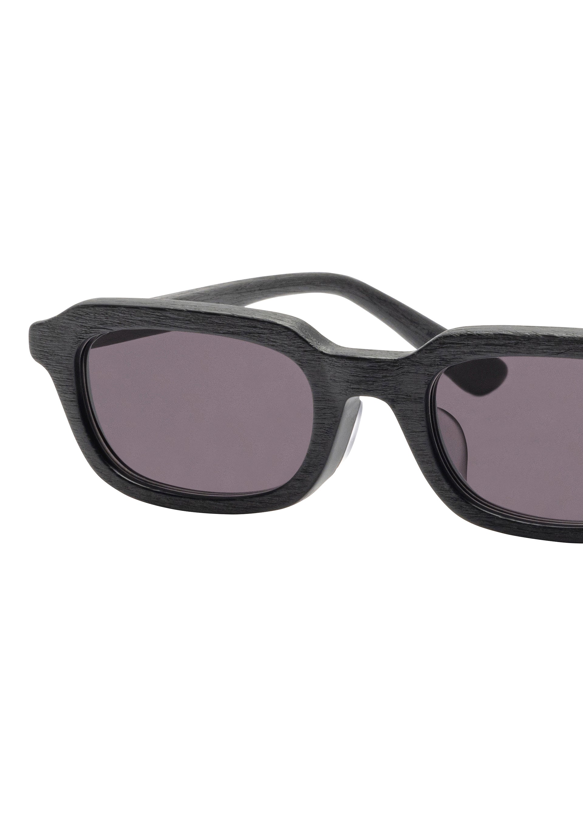 Issey Miyake Eyes Wood-Square brýle černé tmavé