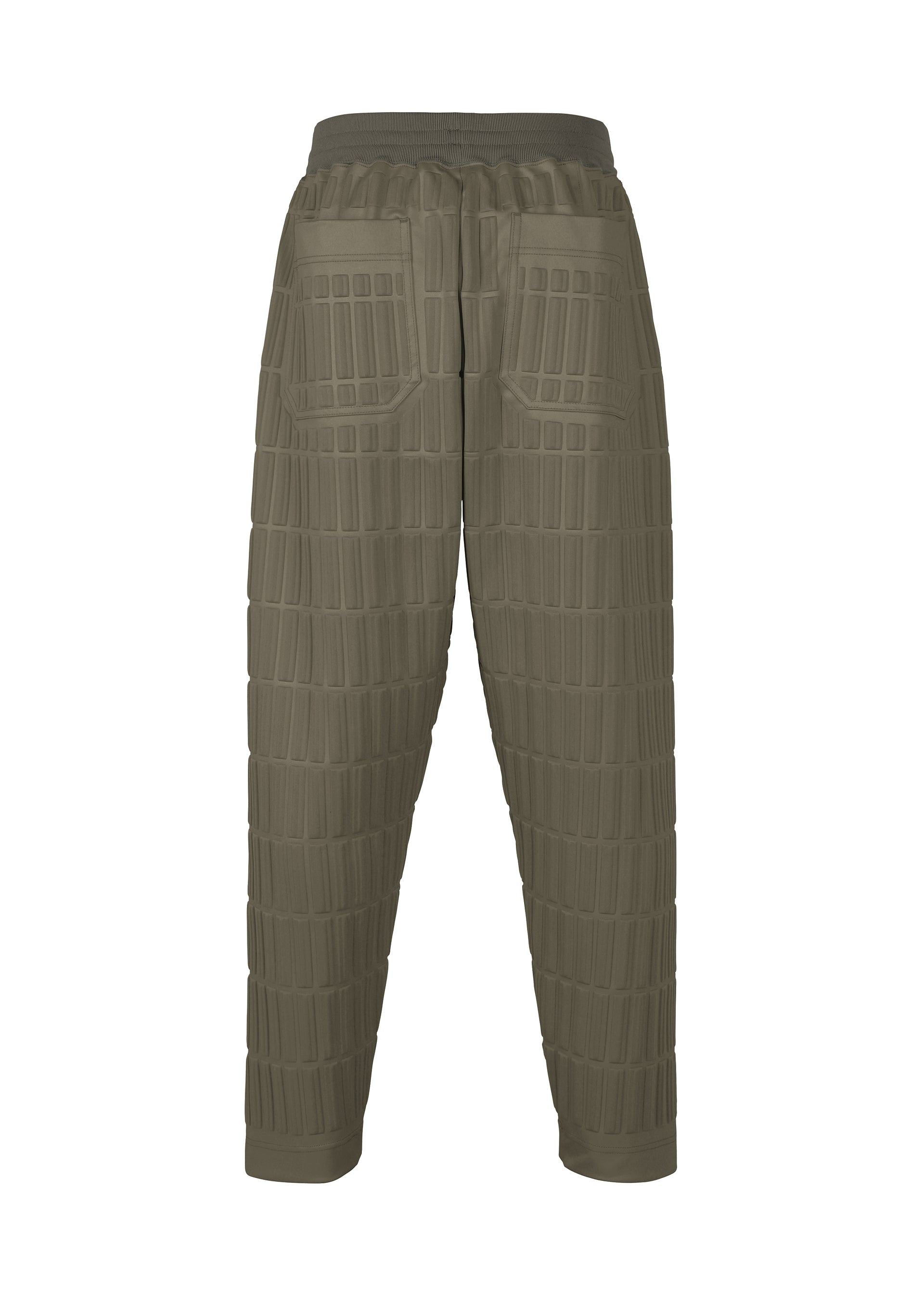 Issey Miyake Type-E 001 kalhoty tmavě šedé strečové
