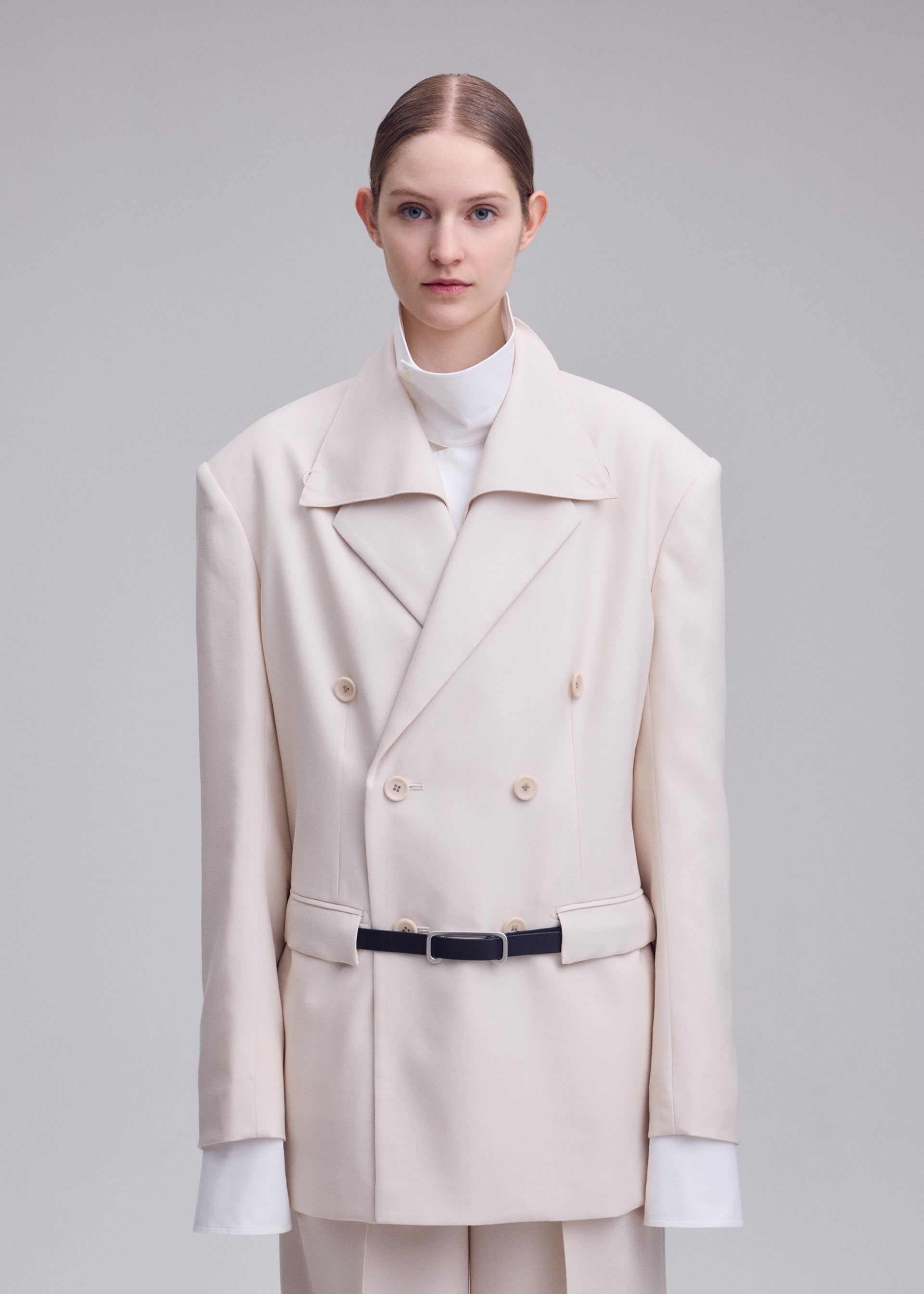 Issey Miyake Untitled vlněné sako černé vel. 2