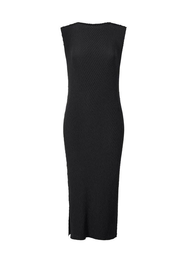 Issey Miyake Rhombus Pleats IM63FH148 šaty černá plisované