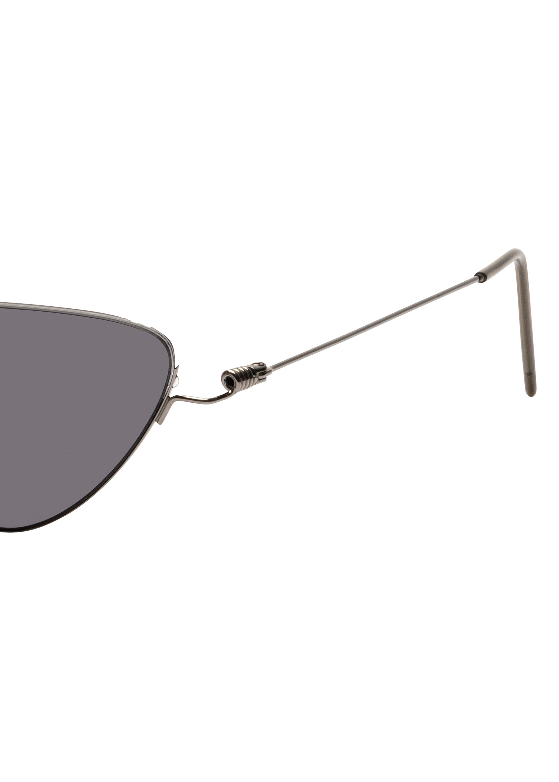 Issey Miyake Coil Triangle sluneční brýle gunmetal šedé