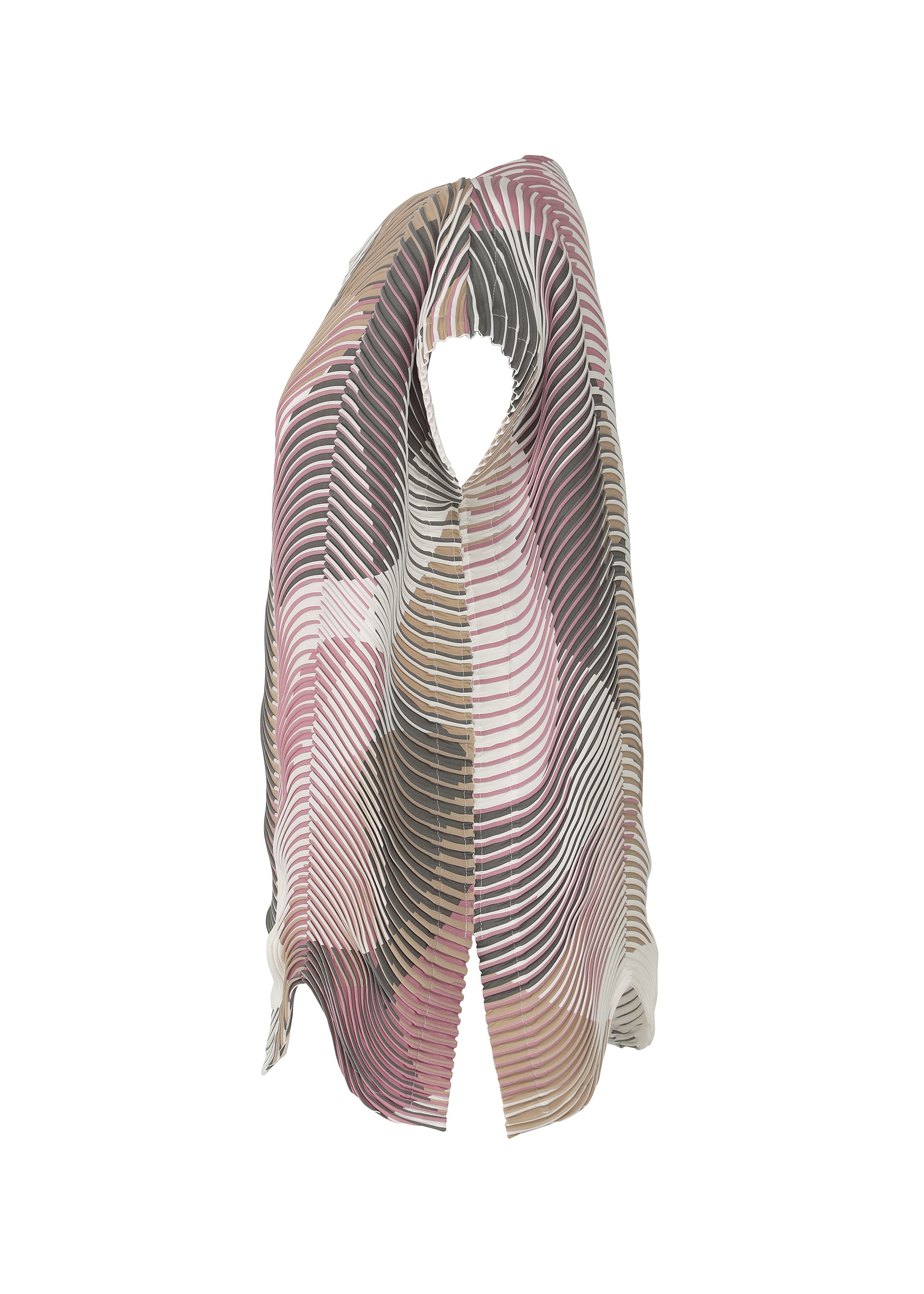 Issey Miyake Type-P 005 top růžový plisovaný