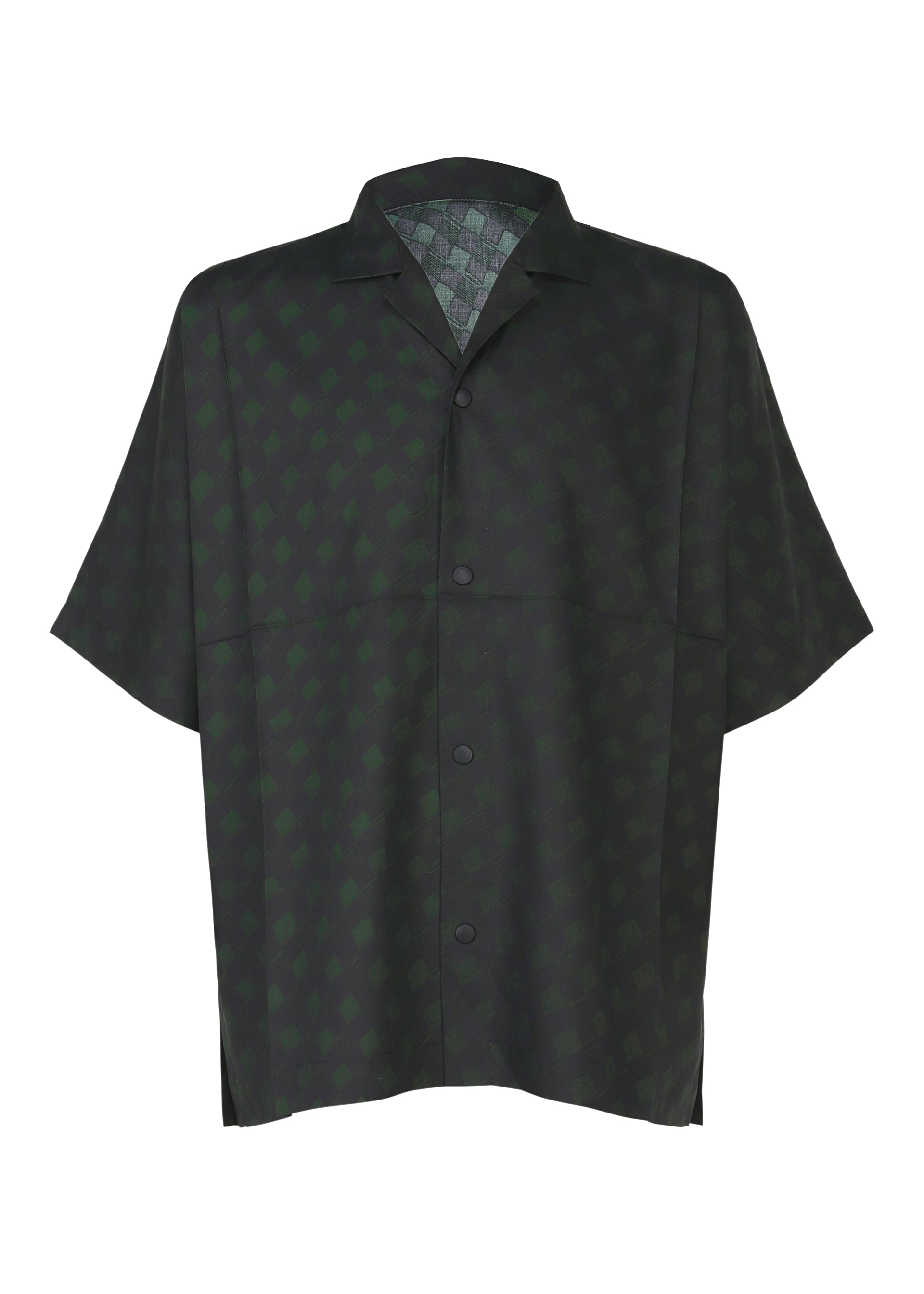 Issey Miyake IM Men Tie Pattern košile černá