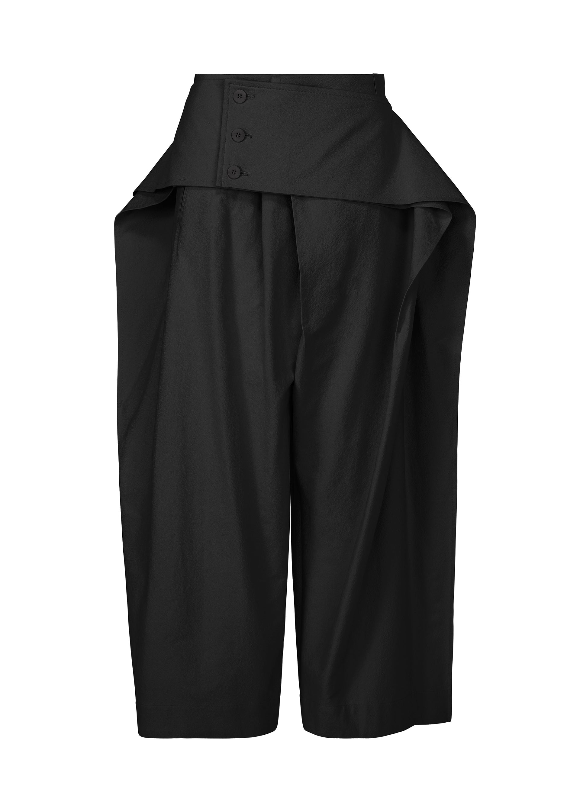 Issey Miyake Grainy kalhoty OFF-WHITE strečové