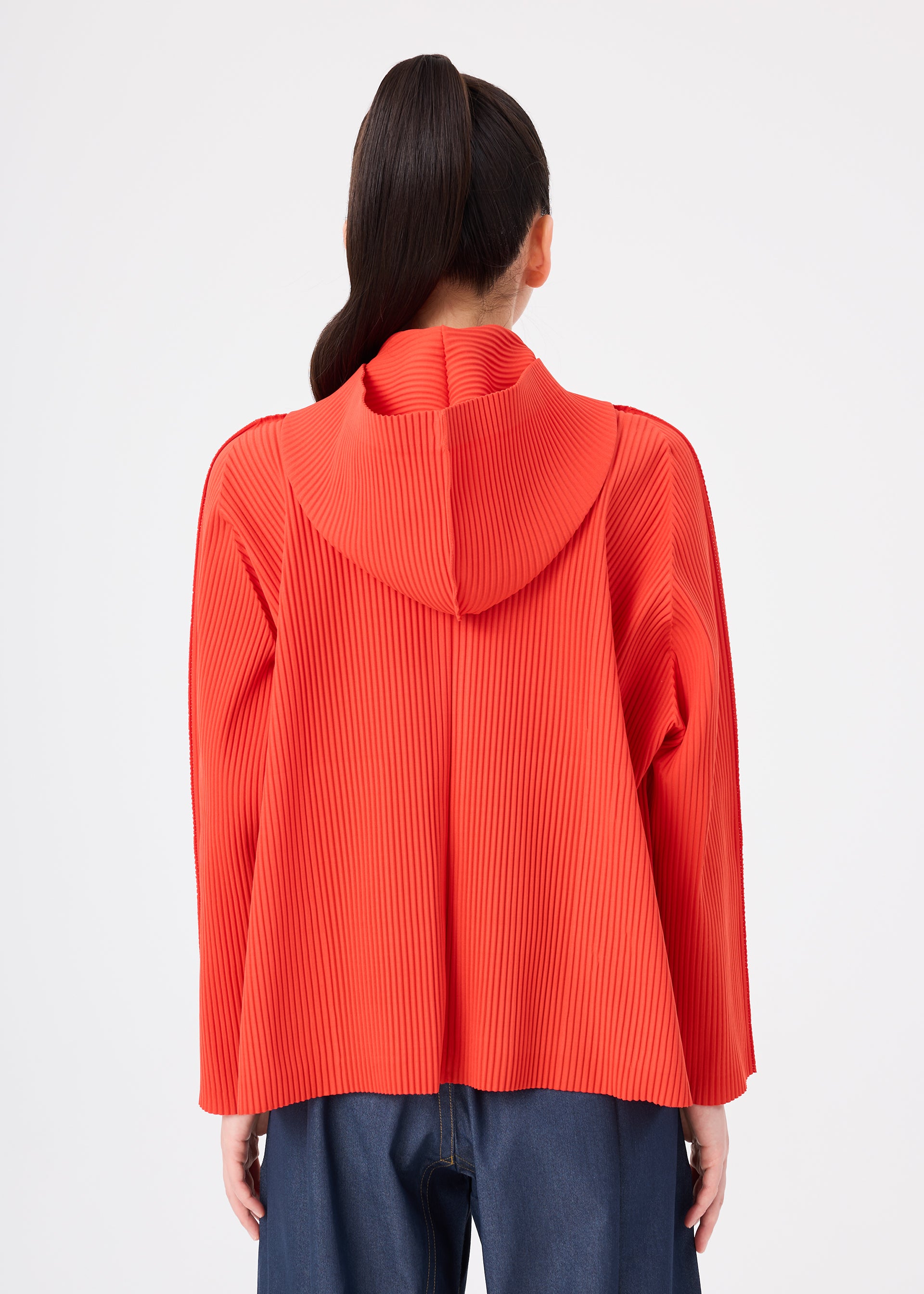 Issey Miyake Fine Knit Pleats Color 2 mikina charcoal