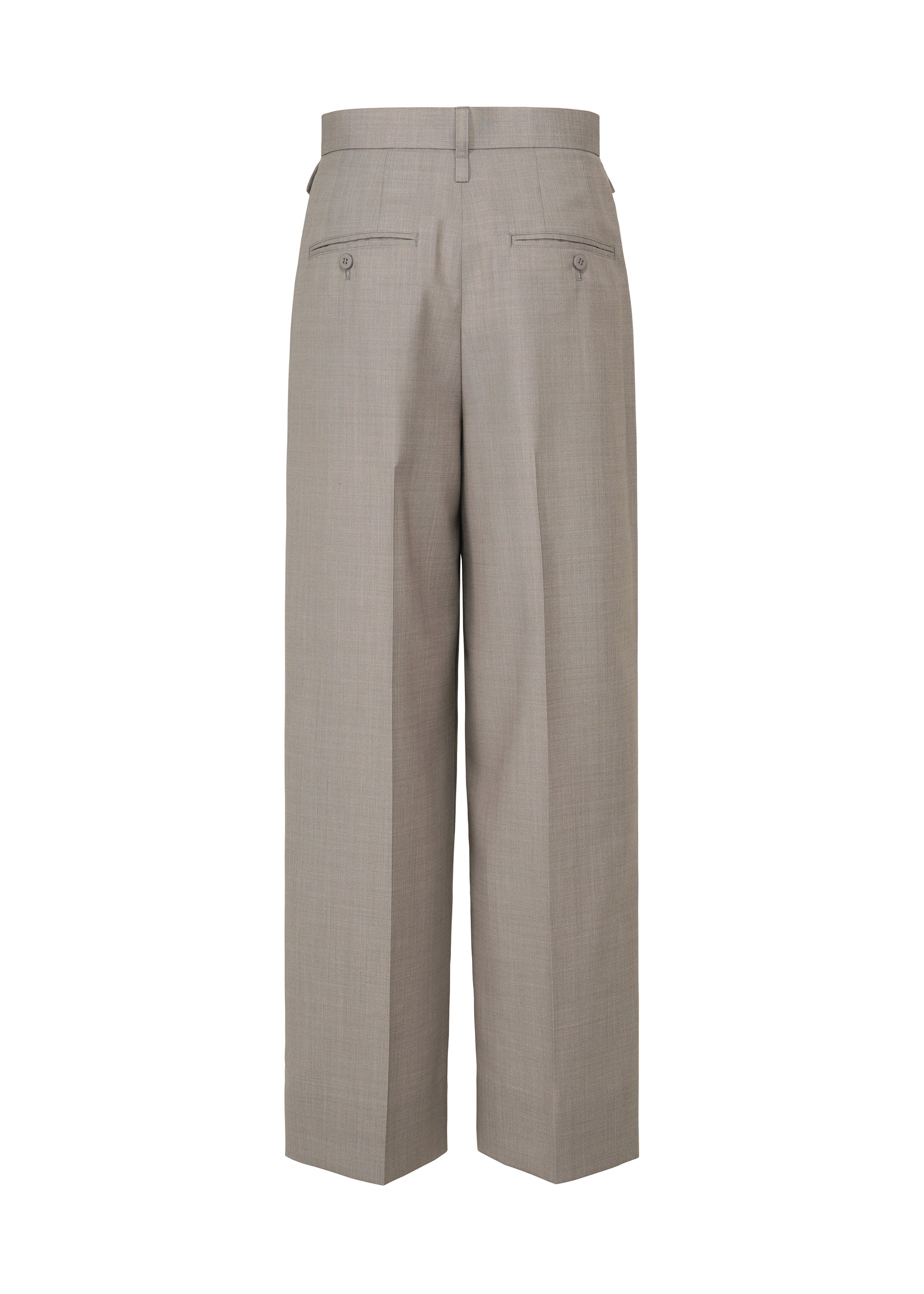 Issey Miyake Honest Ensemble kalhoty šedé vlněné