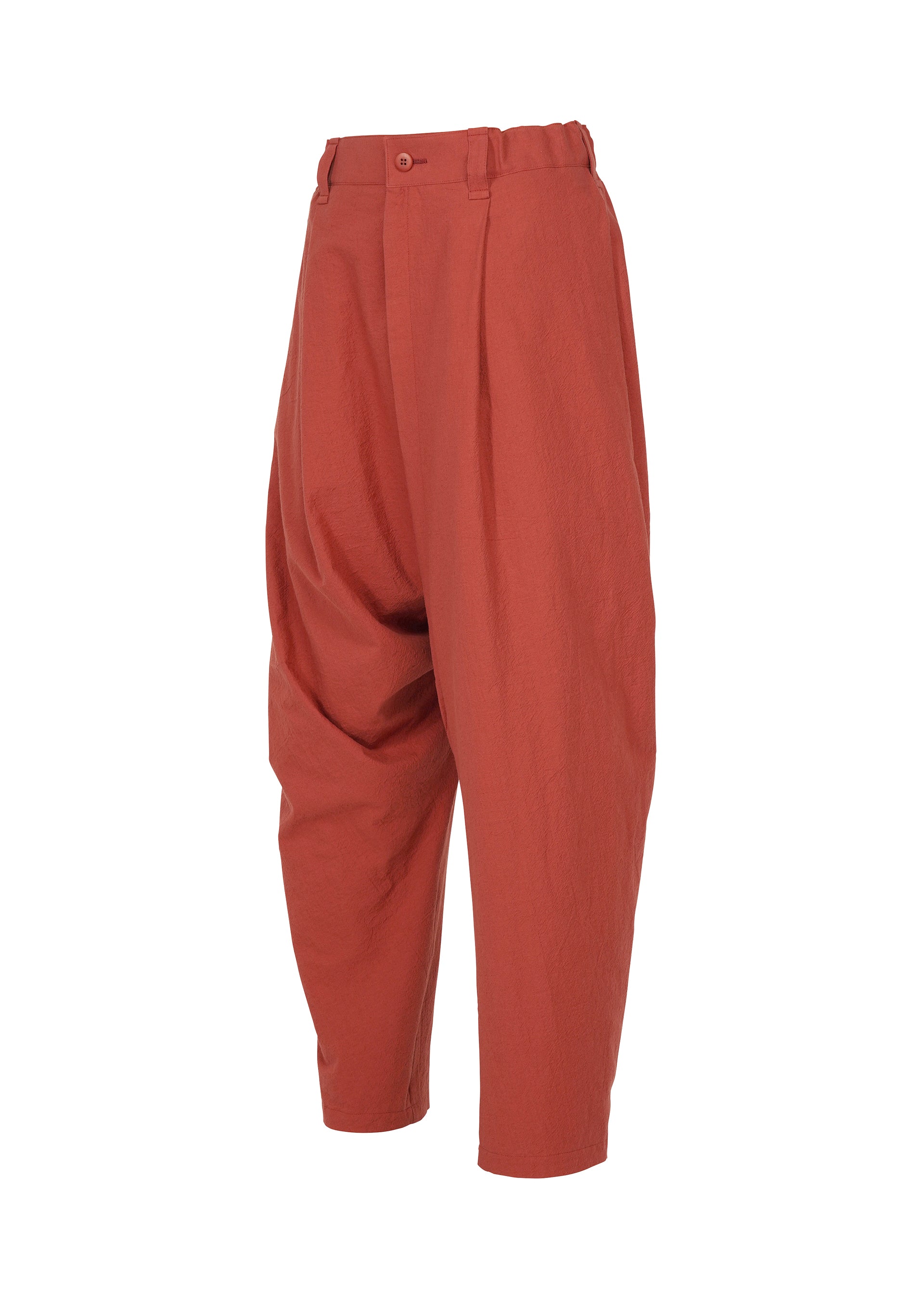 Issey Miyake Cotton Yak LA63FF174 kalhoty šedé vlněné