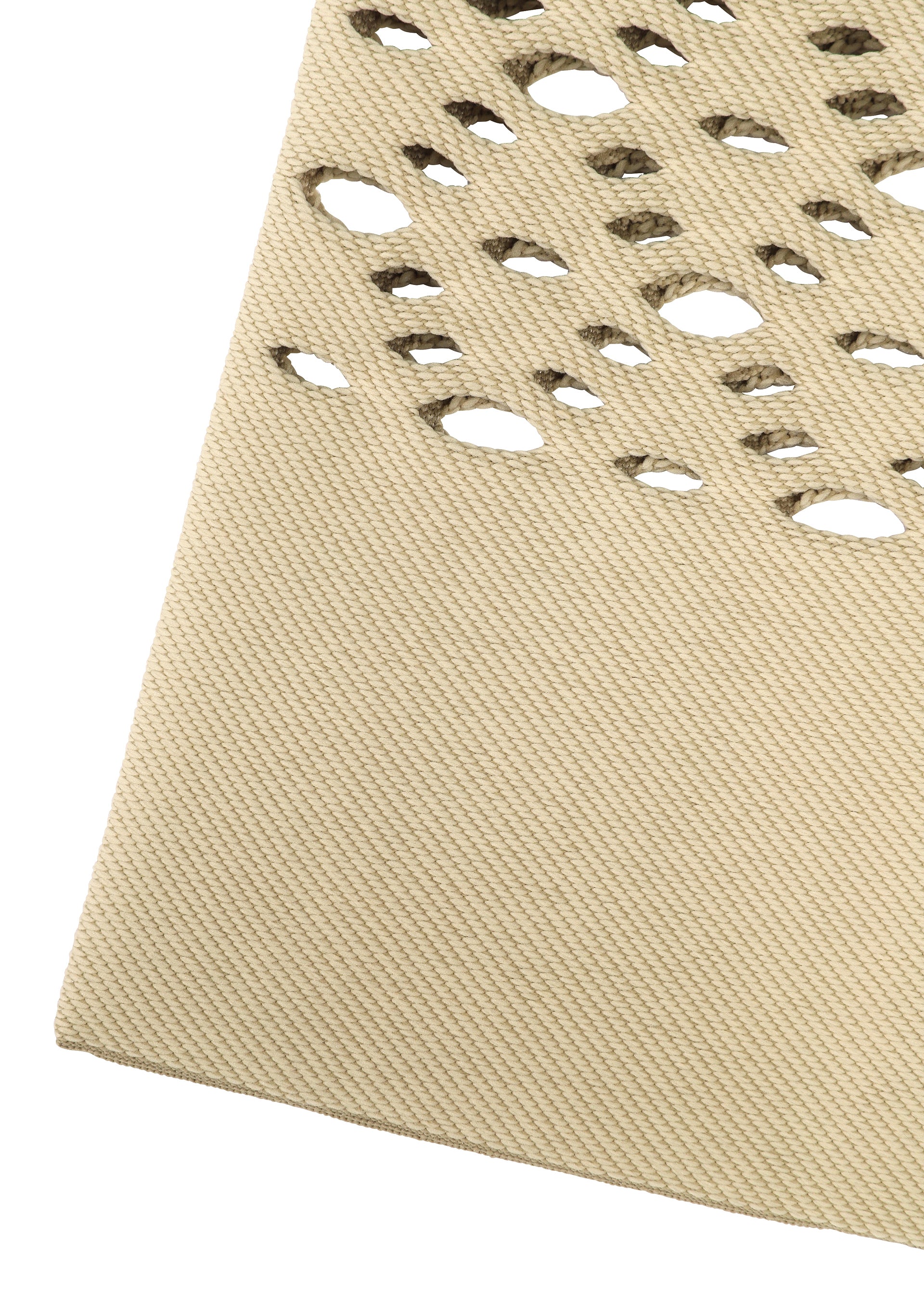 Issey Miyake Mokko Basket kabelka Cream-Beige pletená