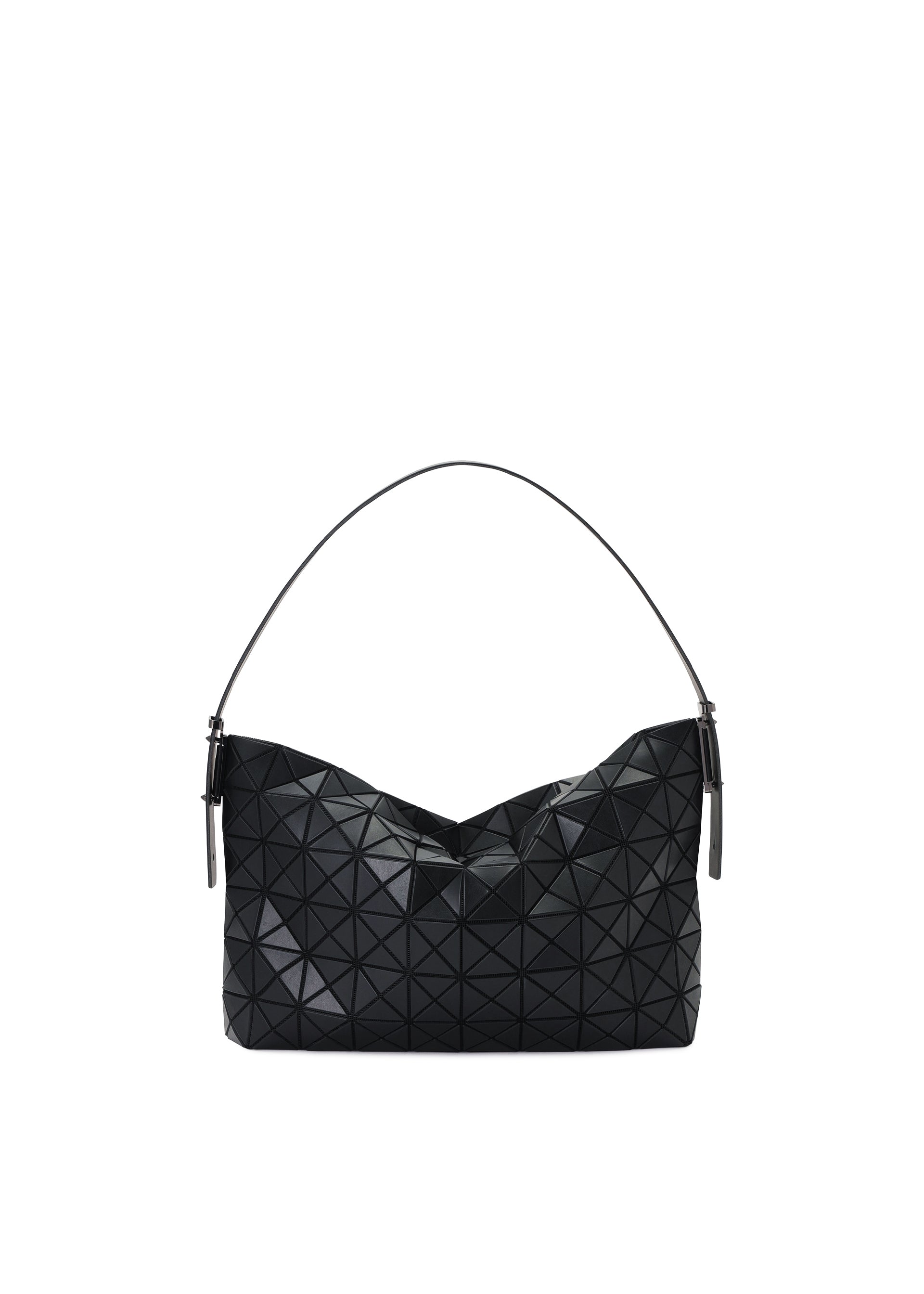 Bao Bao Issey Miyake Musette kabelka světle šedá matná