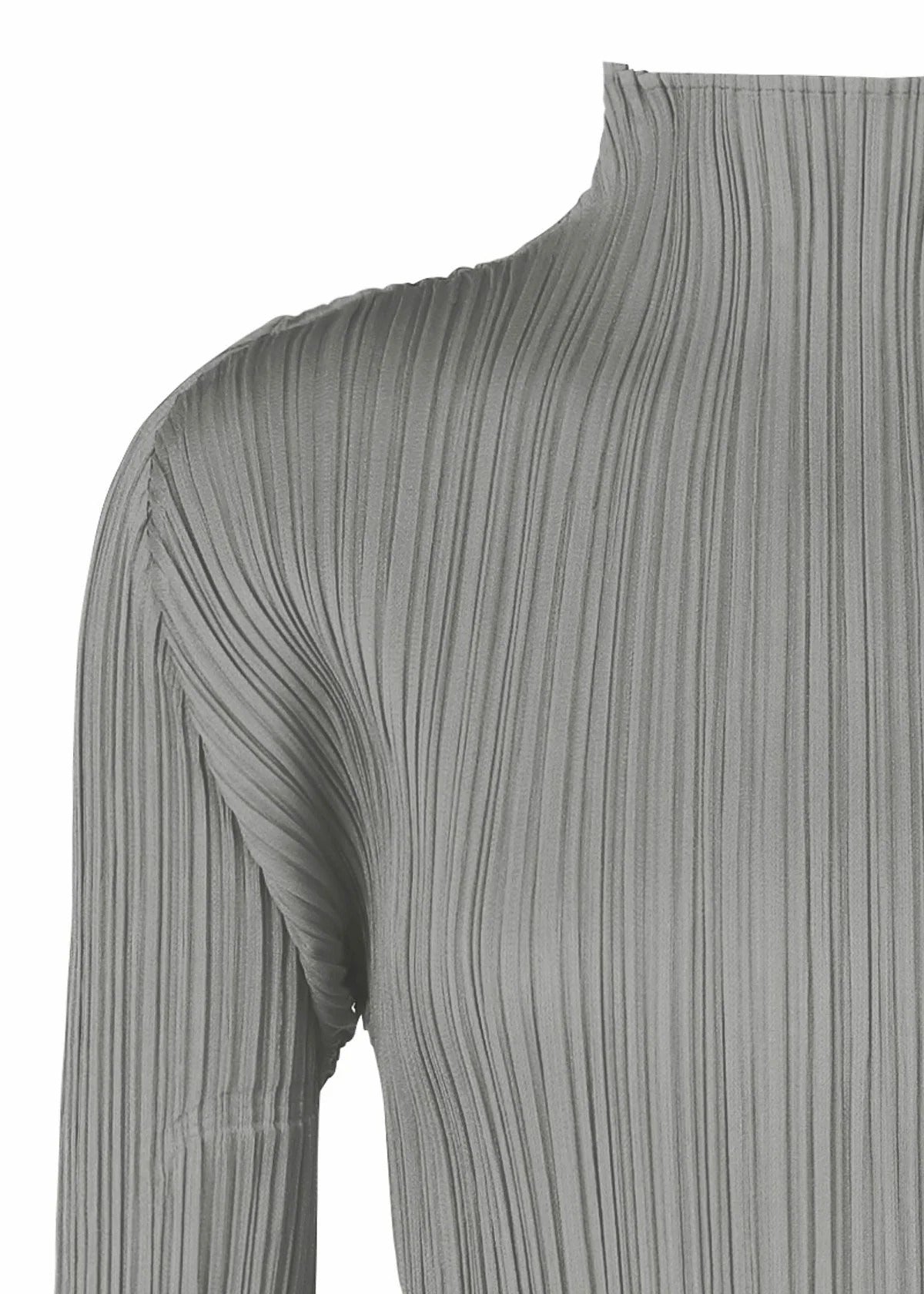 Issey Miyake Pleats Please Basics top světle šedá vel. 3 plisovaný