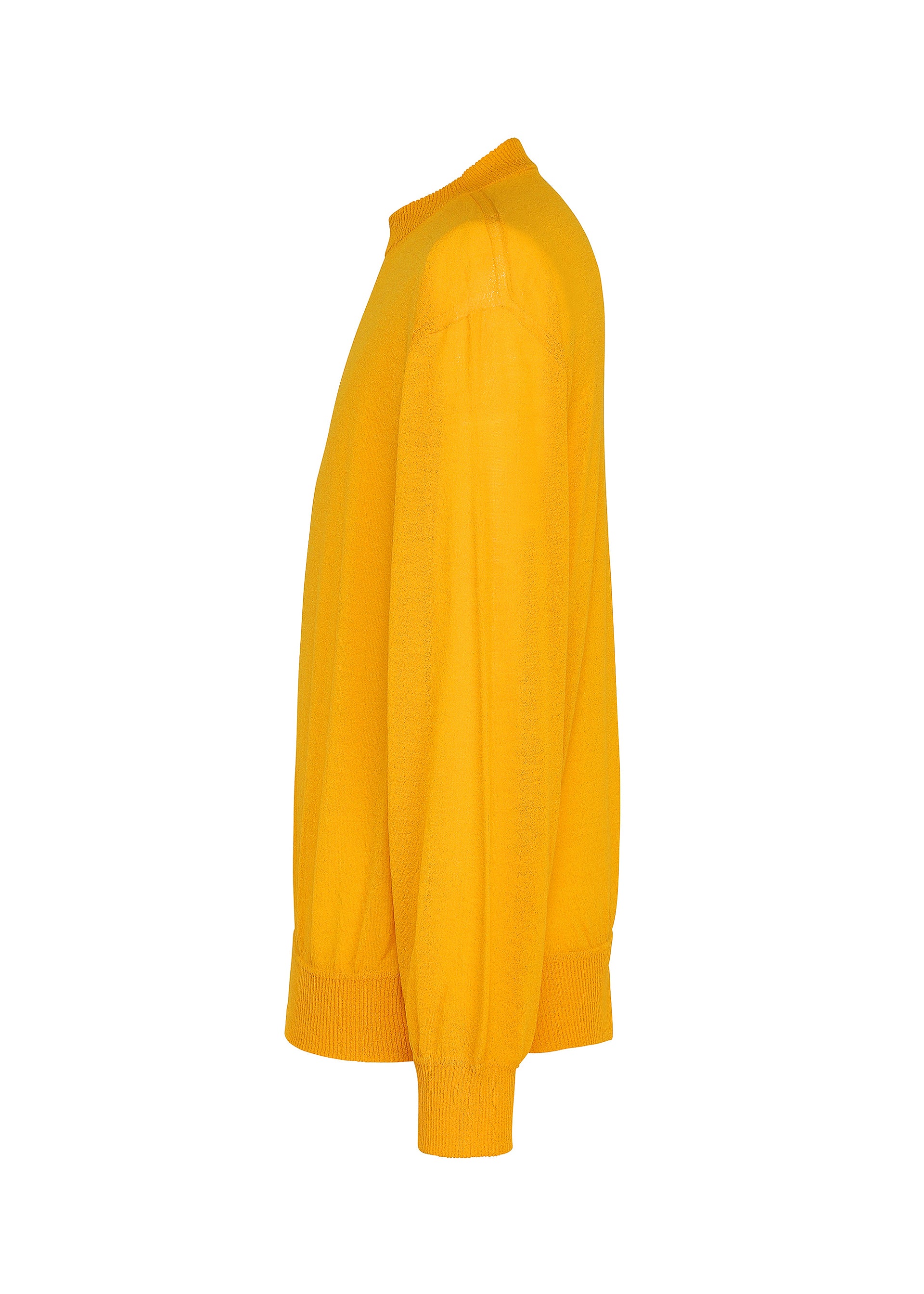 Issey Miyake Knit Unraveled svetr černá průsvitný