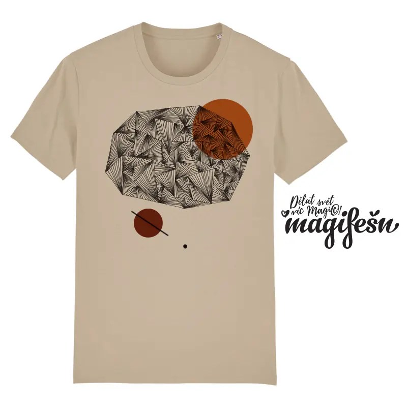 Magifešn XY Cinnamon tričko unisex biobavlna
