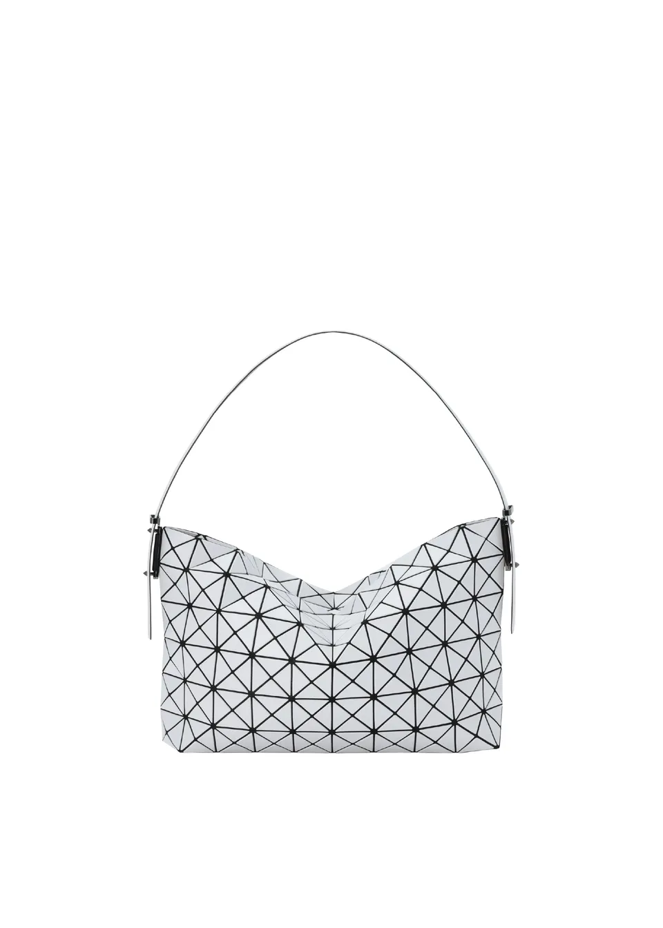 Bao Bao Issey Miyake Musette kabelka světle šedá matná
