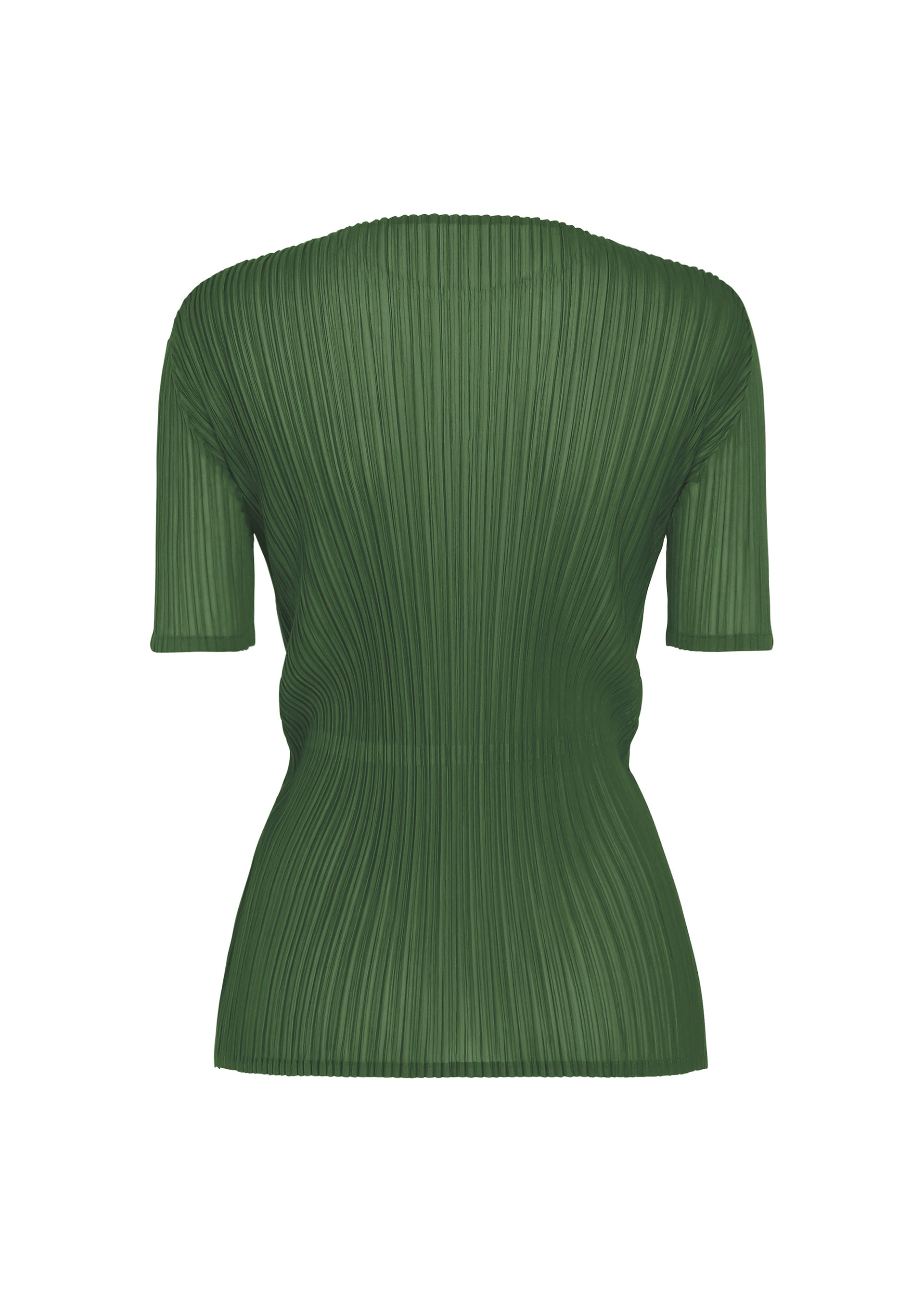 Issey Miyake Sheer Slit Pleats top černý vel. 2