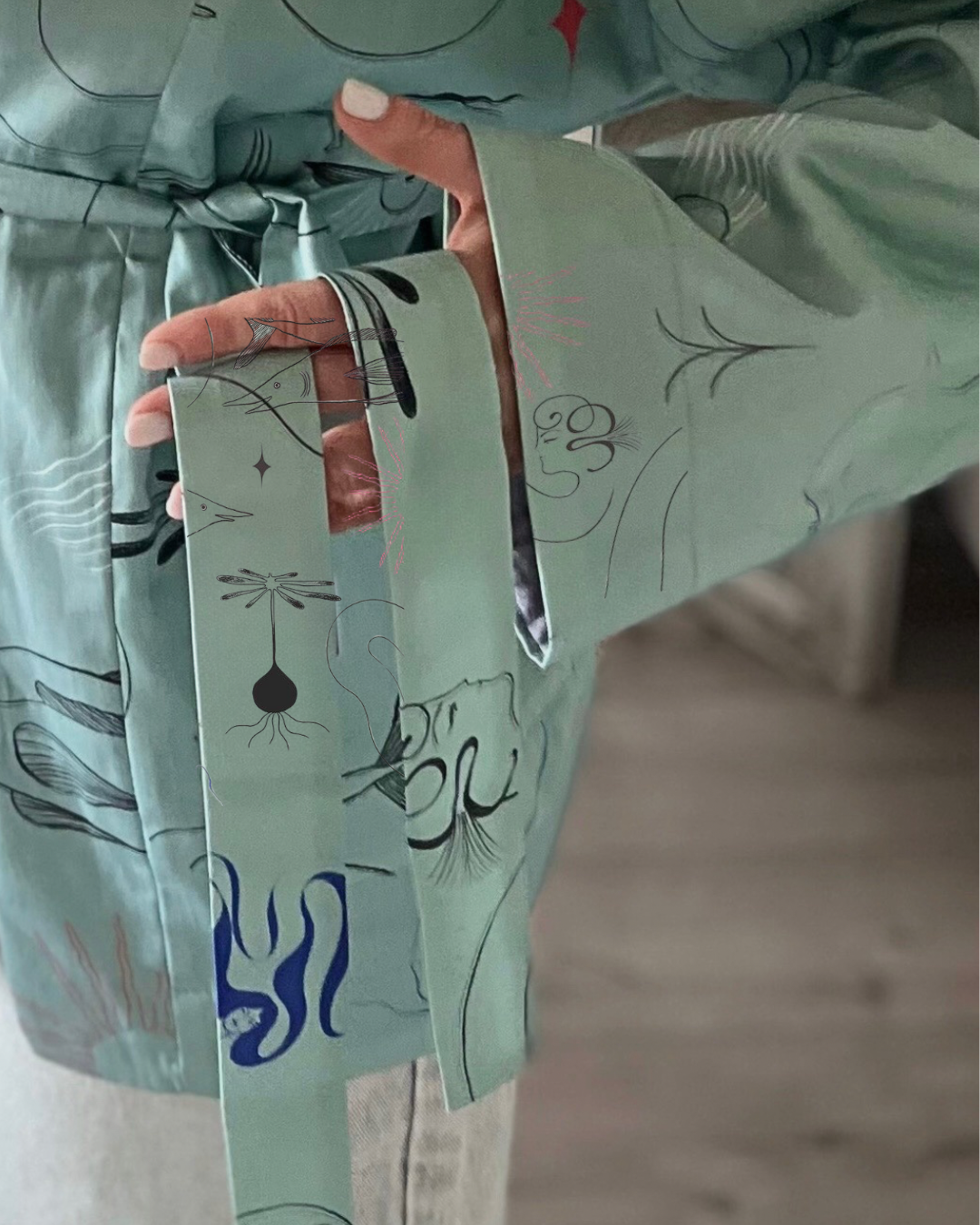 Aurelia & Zwei Frauen Gaja kimono šalvějové
