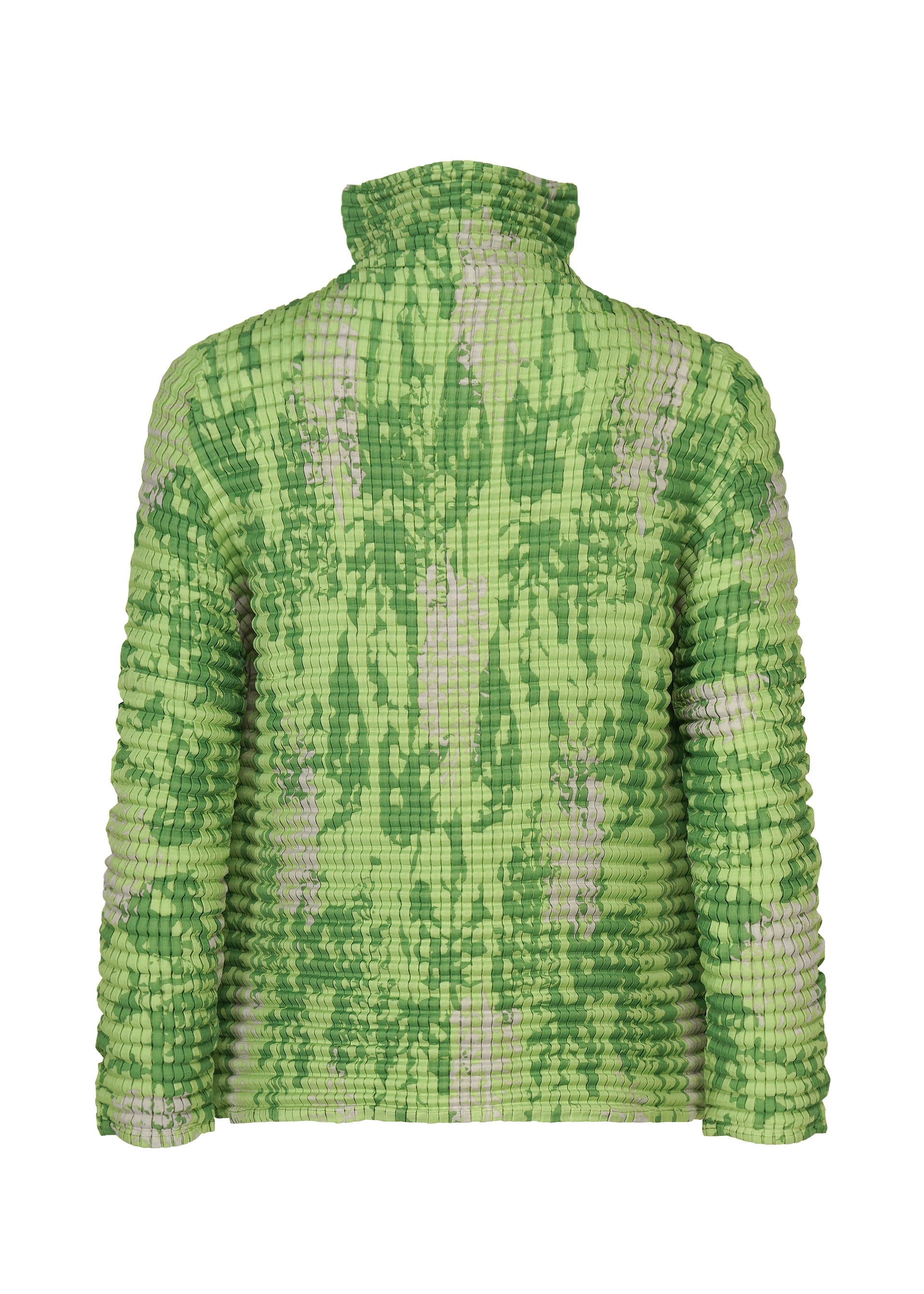Issey Miyake Leaf Pleats Shirt kardigan hnědý