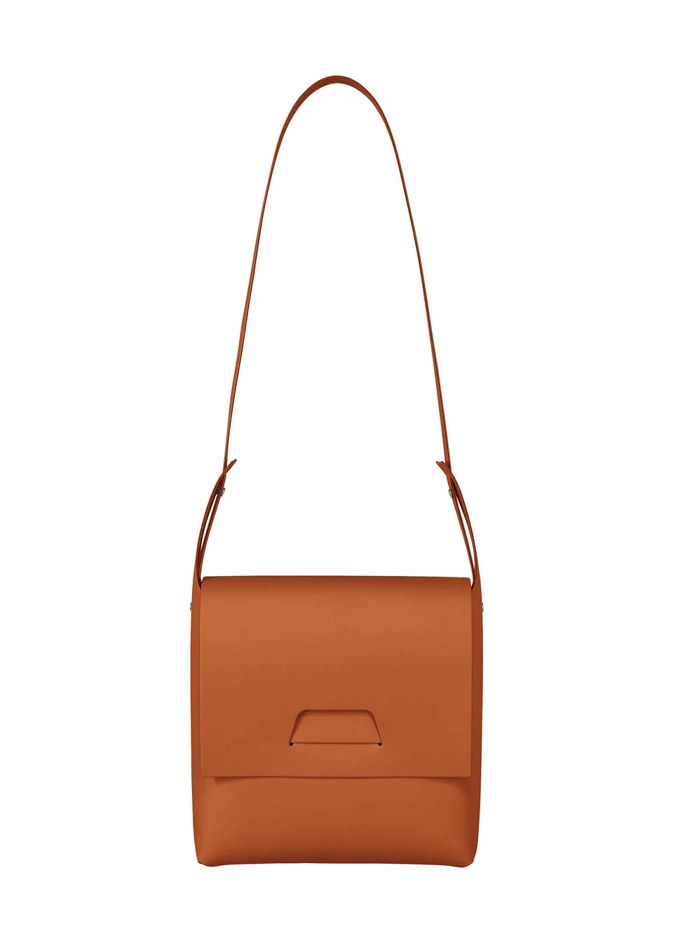 Issey Miyake Box kabelka hnědá skládací