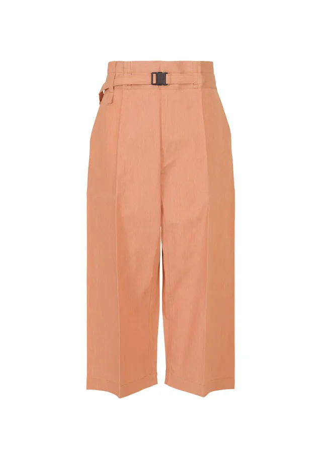 Issey Miyake Flat Denim Seasonal kalhoty salmon pink