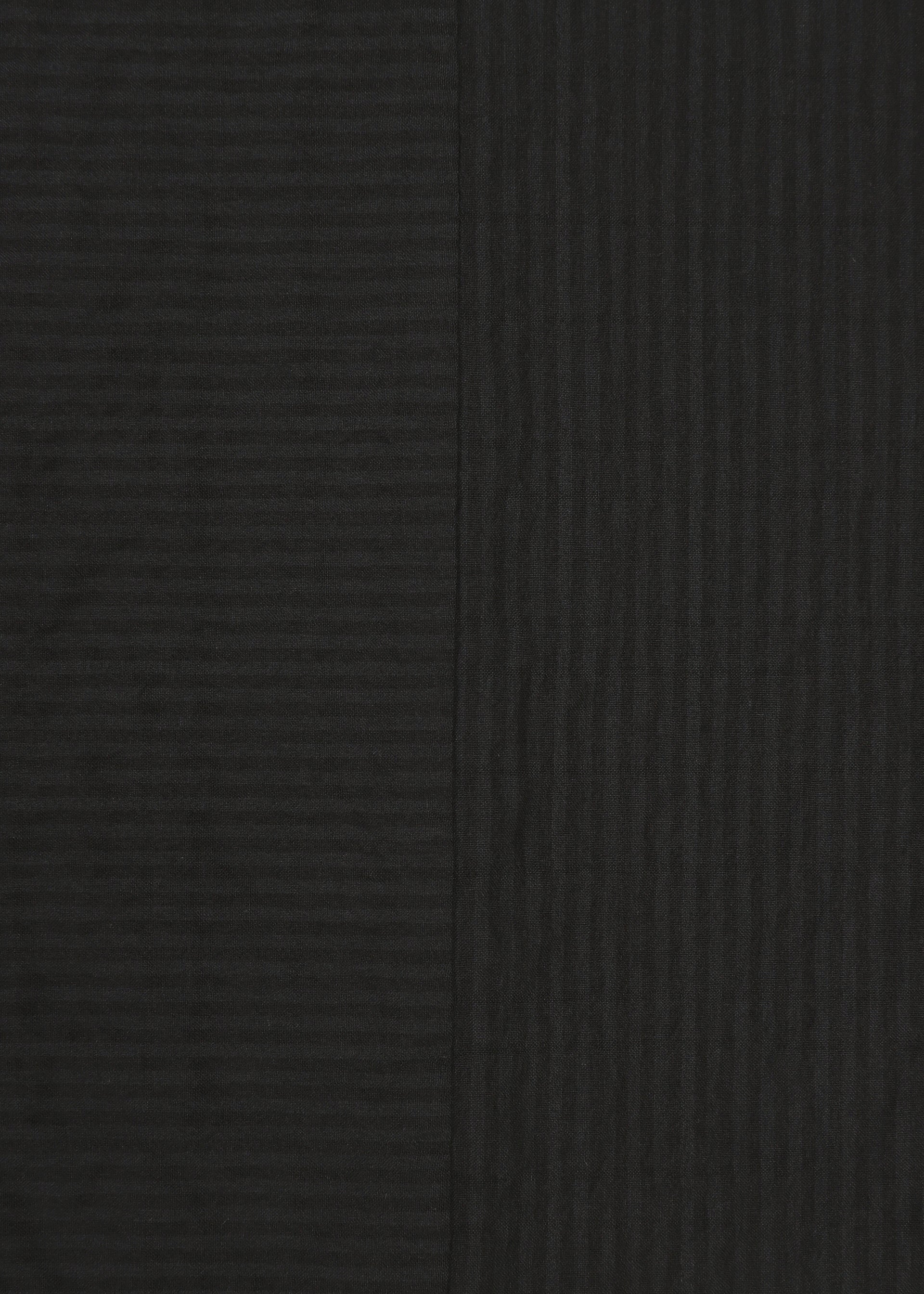 Issey Miyake Ripple Stripe tunika bílá bavlněná