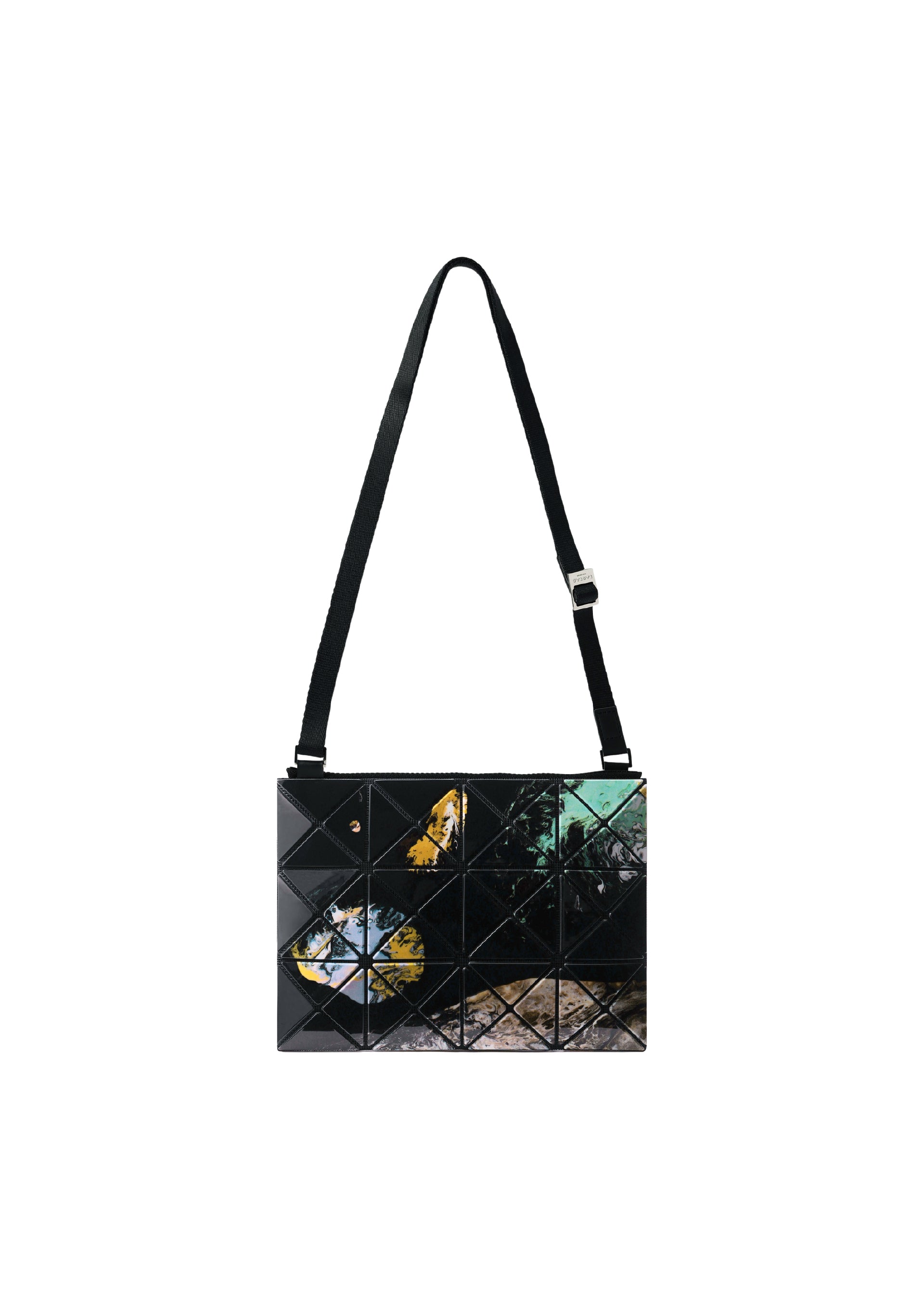 Issey Miyake Cosmic crossbody kabelka bílá