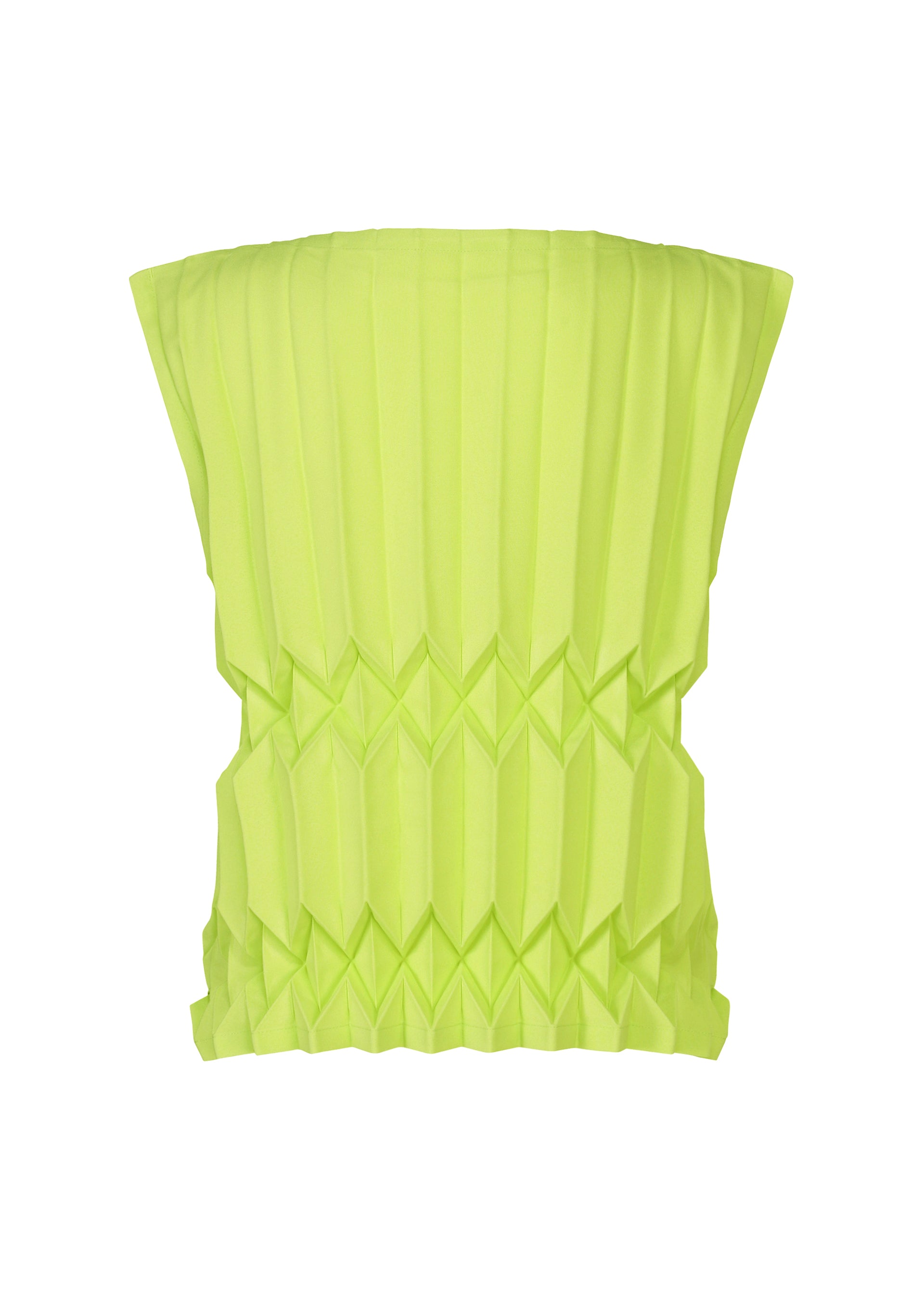 Issey Miyake Tree Pleats top bez rukávů černý