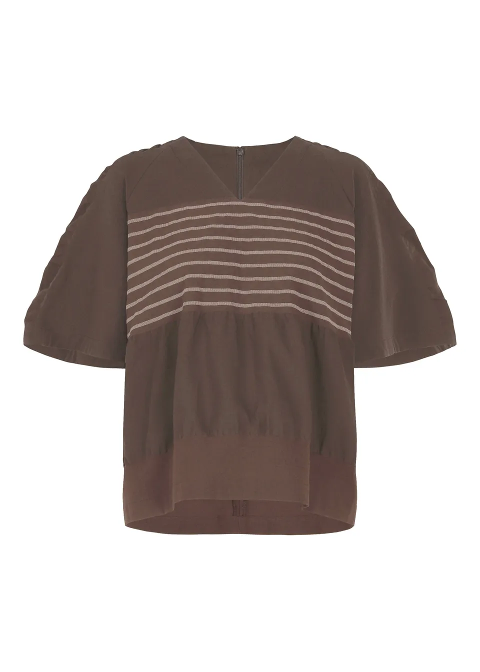 Issey Miyake Collage Stretch II top hnědý vel. 2